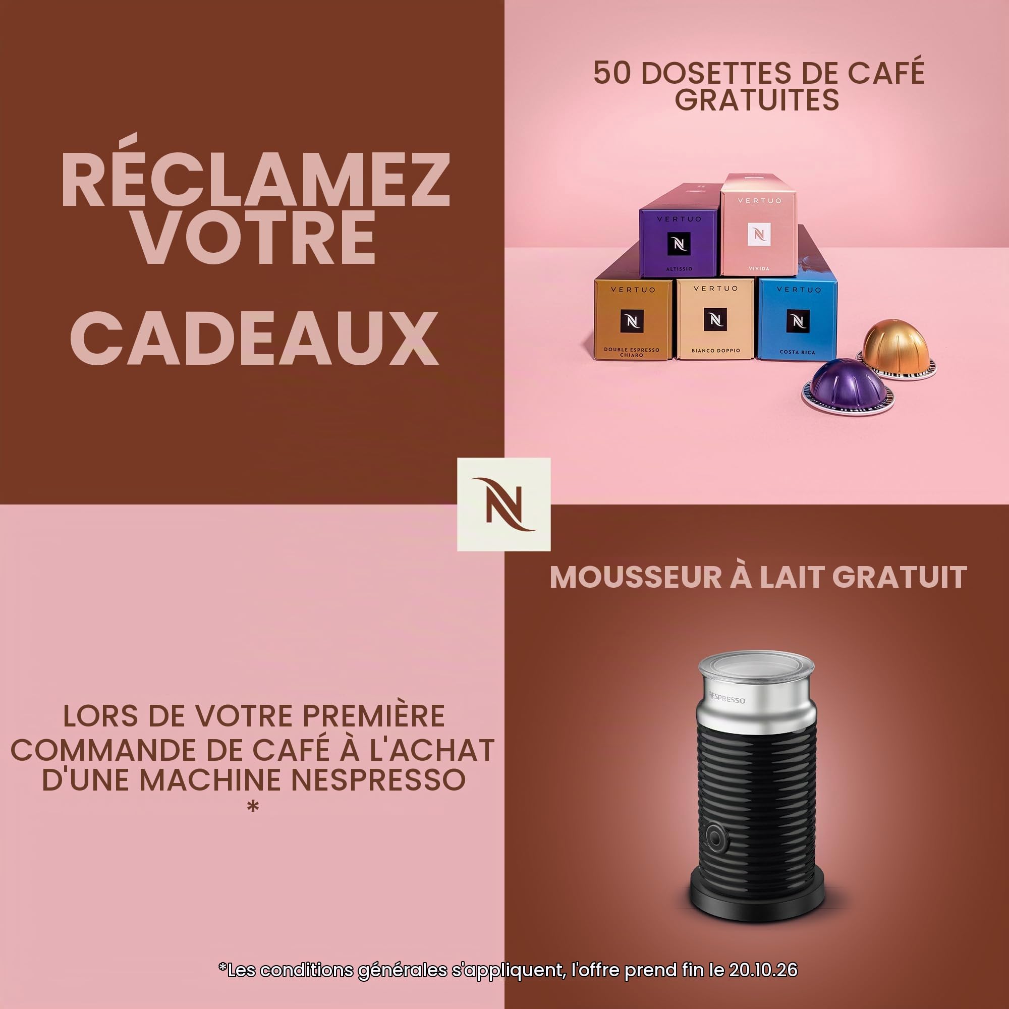Nespresso Vertuo Capsules de café, pack mixte de 30 Master Origins - 10 x Mexique, 10 x Colombie, 10 x Costa Rica. Pour préparer des expressos, cappuccinos, lattes et cafés glacés à la maison