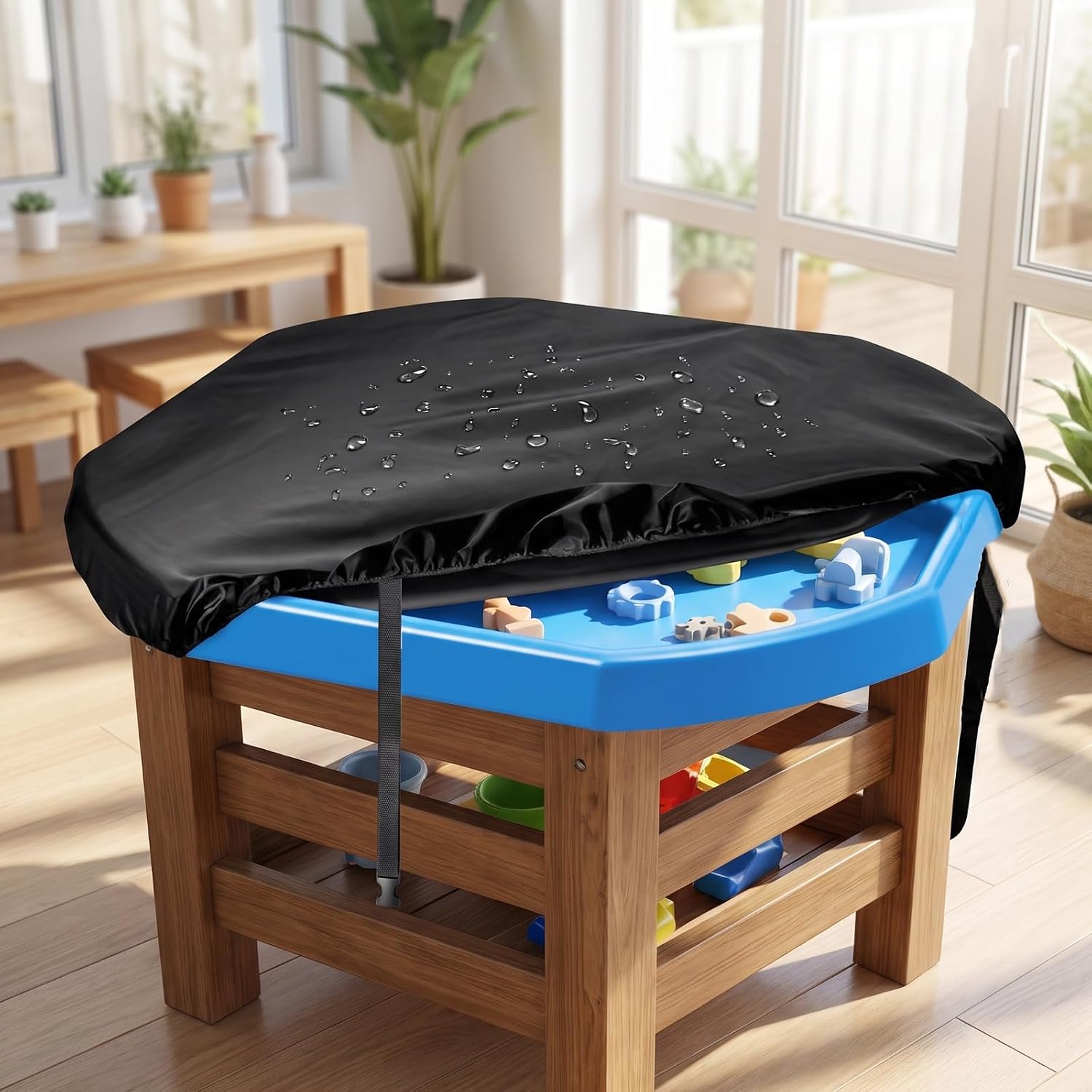 Uonlytech Durable Tray Cover Windproof with Elastic Edge for 28-39 Inch
