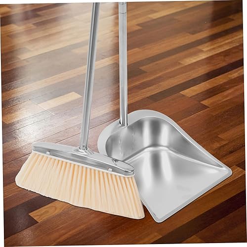Miniatura 5 de HEALEEP 1 Set Home Goods Brush Broom Cleaning Dustpan College Dorm Cleaning Supplies Home Accessories Dustpan for Home Spoon Single Office Stainless