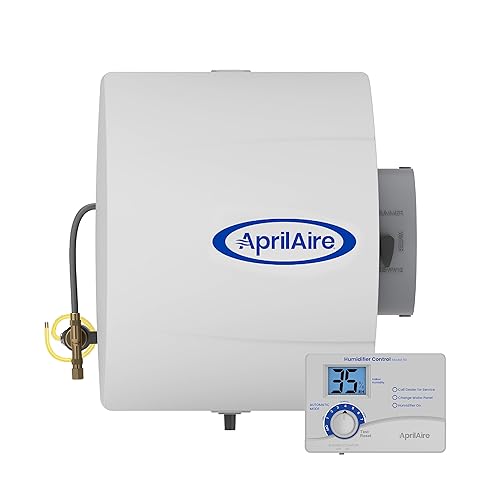 Aprilaire - Humidificador con ahorro de agua para usar en toda toda la casa  Blanco