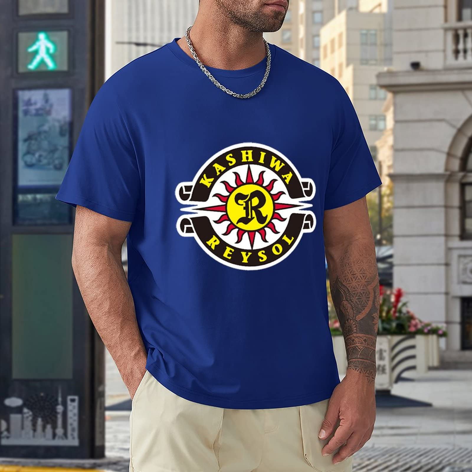 Amazon.co.jp: かしゎ柏 レイソル 半袖Tシャツ 綿100% 柔らかい肌触り 