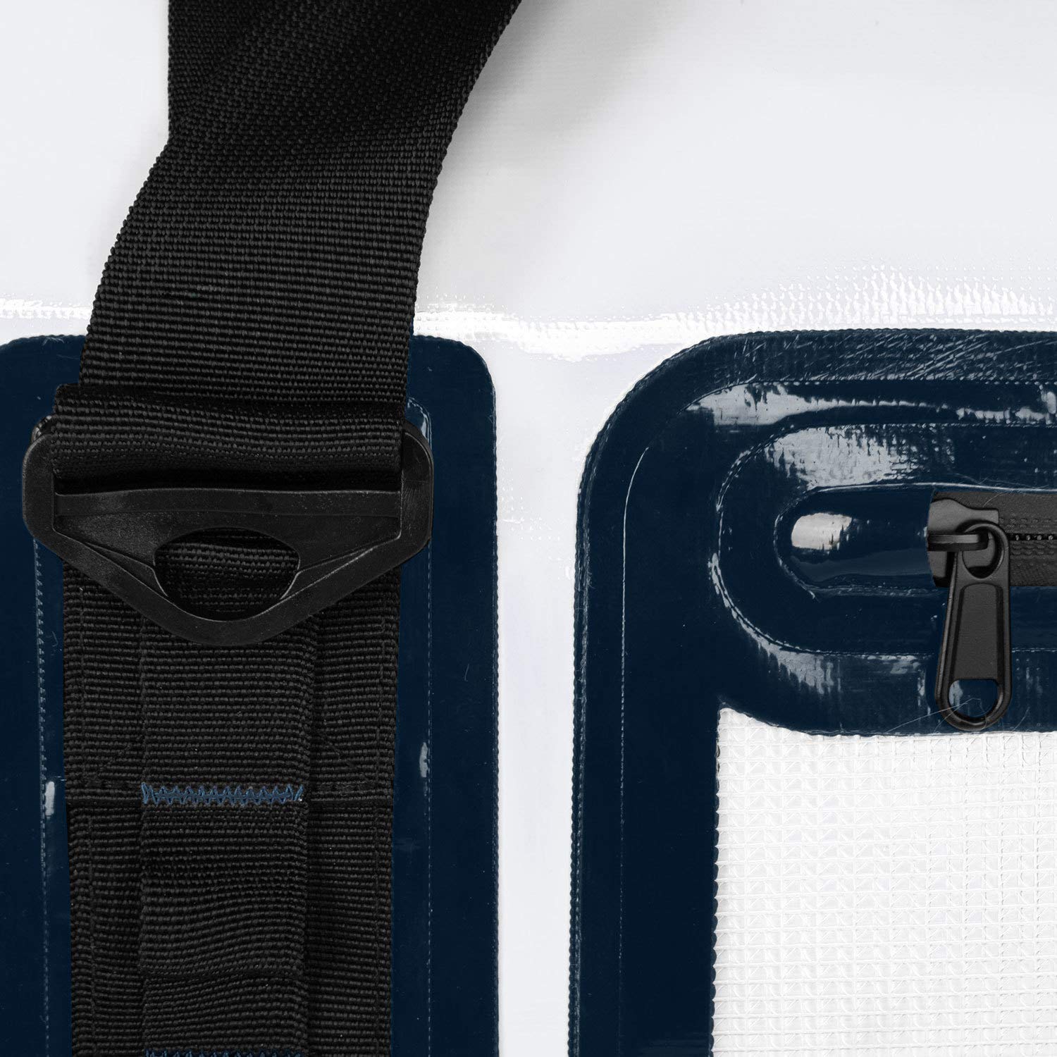 anndora Wasserfeste Reisetasche 70 L Sporttasche Segeltasche wasserdicht Weiß - Dry Bag