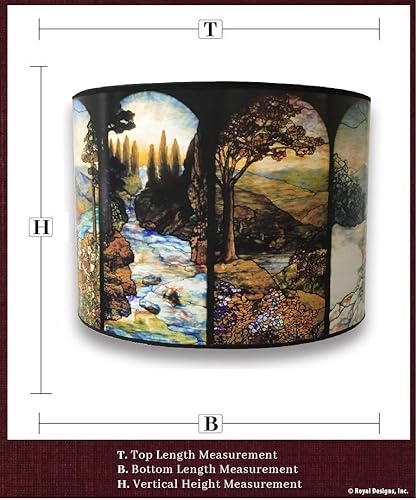 Miniatura 4 de Pantalla Royal Designs para lámpara de techo, 10 pulgadas, parte posterior rígida, diseño de mariposas, fabricada en Estados Unidos, 10 x 10 x 7,