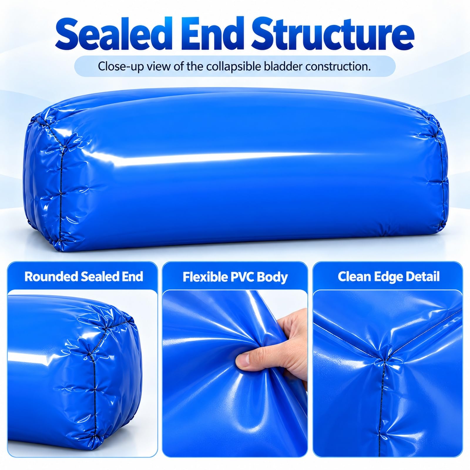 Bolsa de Agua Portátil y Plegable, Tanque Agua PortáTil Plegable