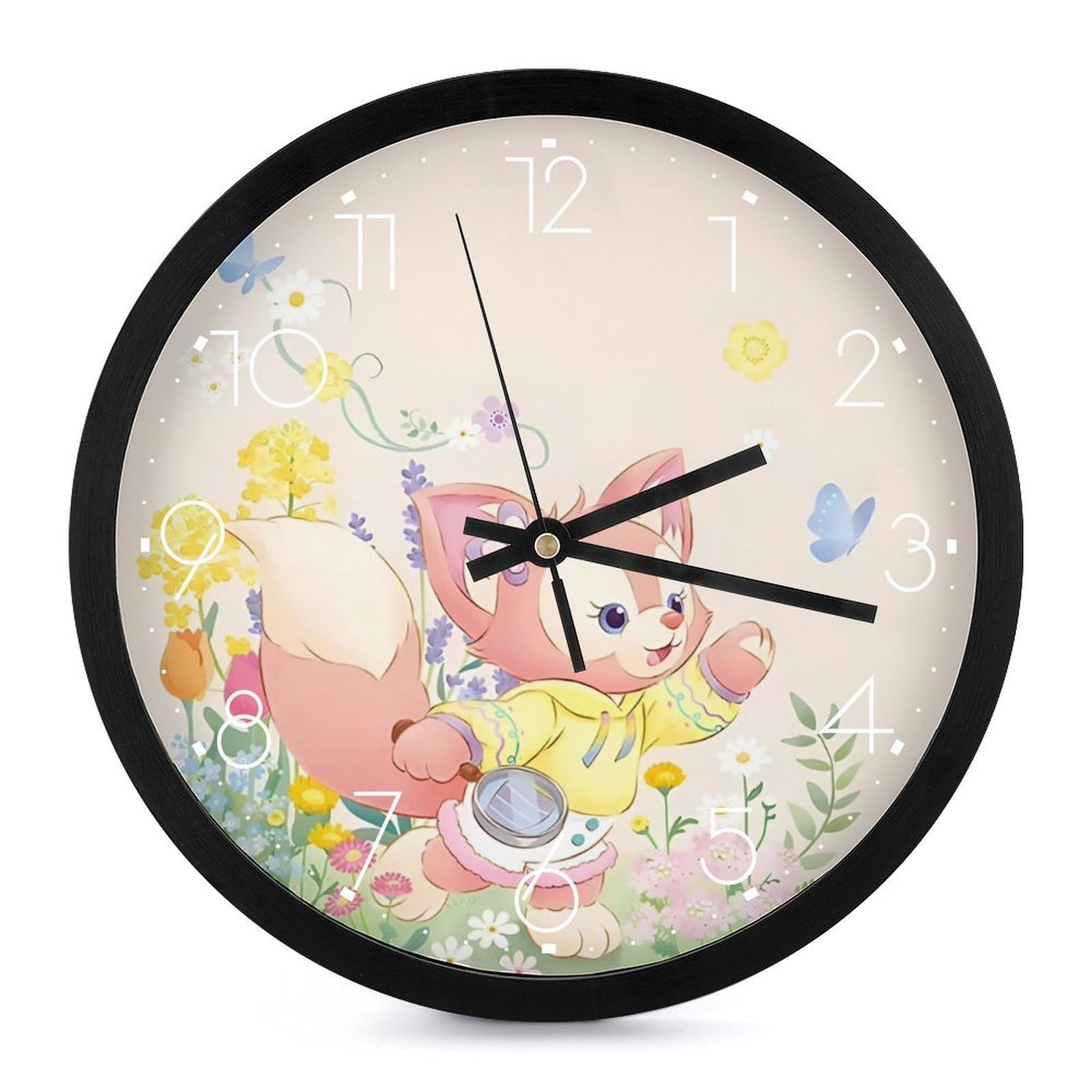 Amazon.co.jp: ダッフィー リーナベル 静音 時計 壁掛け時計 掛け時計