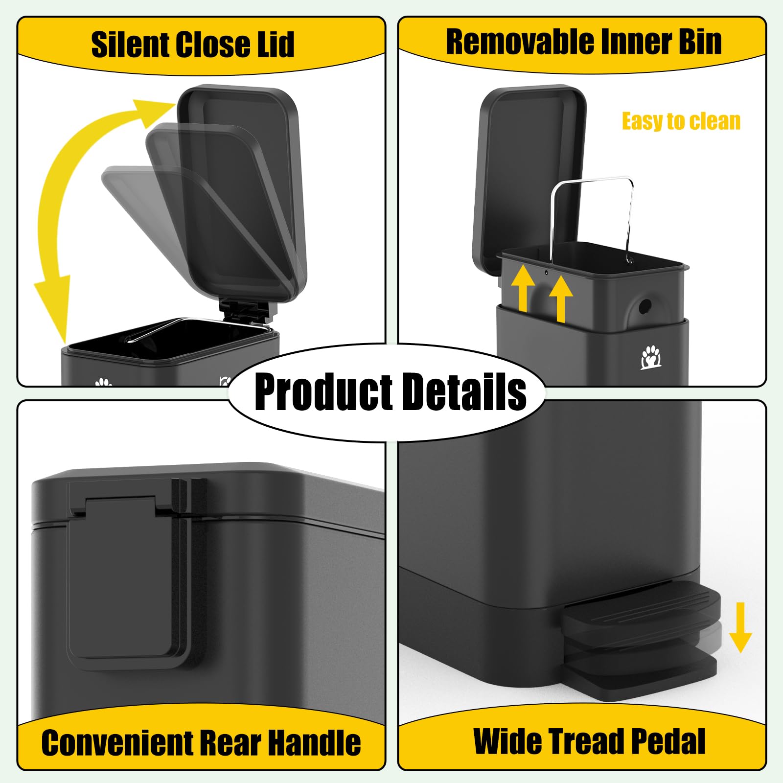 Dog Poop Trash Can - Outdoor & Odor Control -3 Dog Poop Trash Can - Outdoor & Odor Control -3