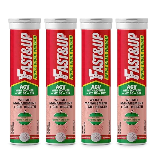 Fast&Up Apple Cider Vinegar with Mother Added Vit. B6&B12 Weight