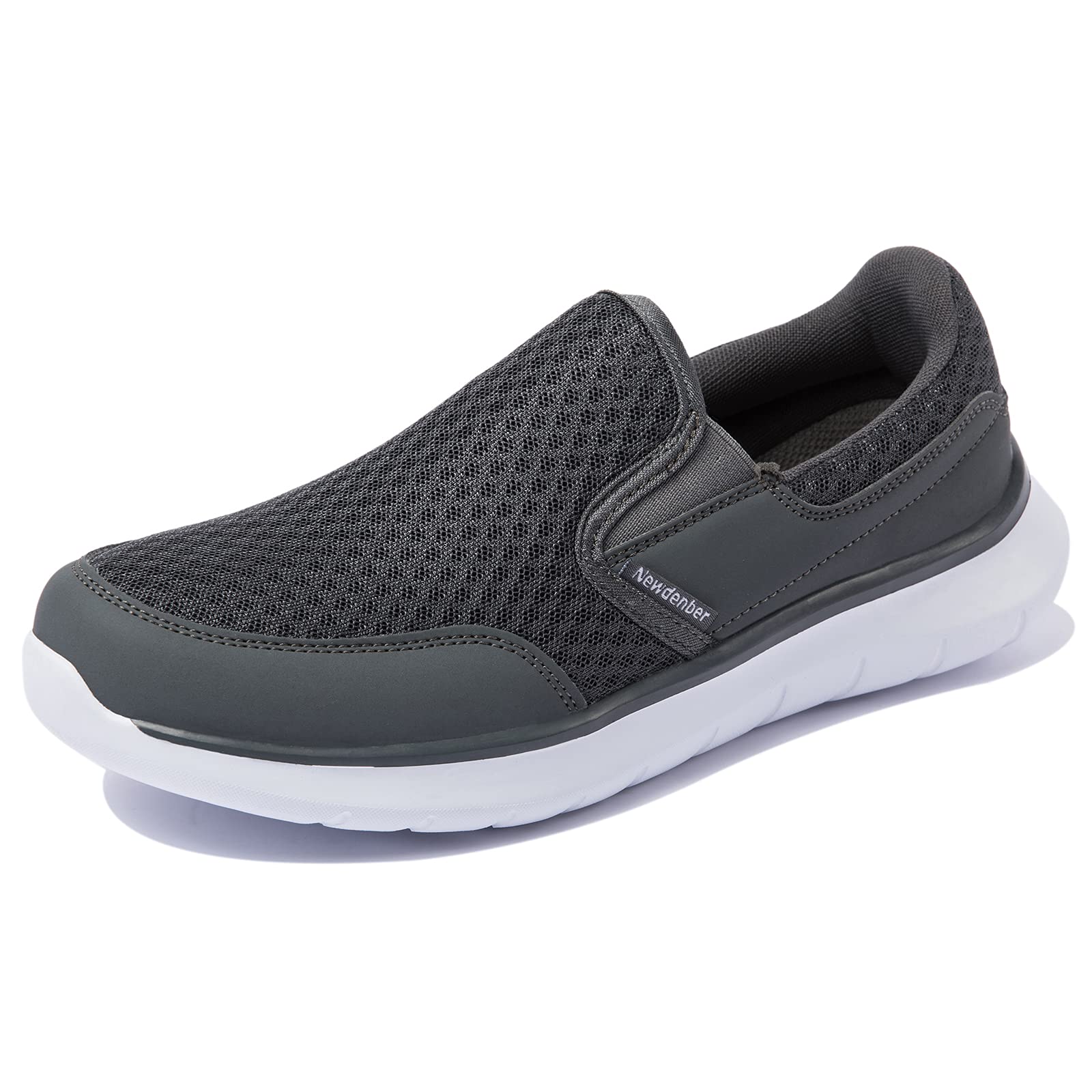 NewDenBer Men’s Lightweight Slip-On Sneaker, Sport Shoes, Running Shoes