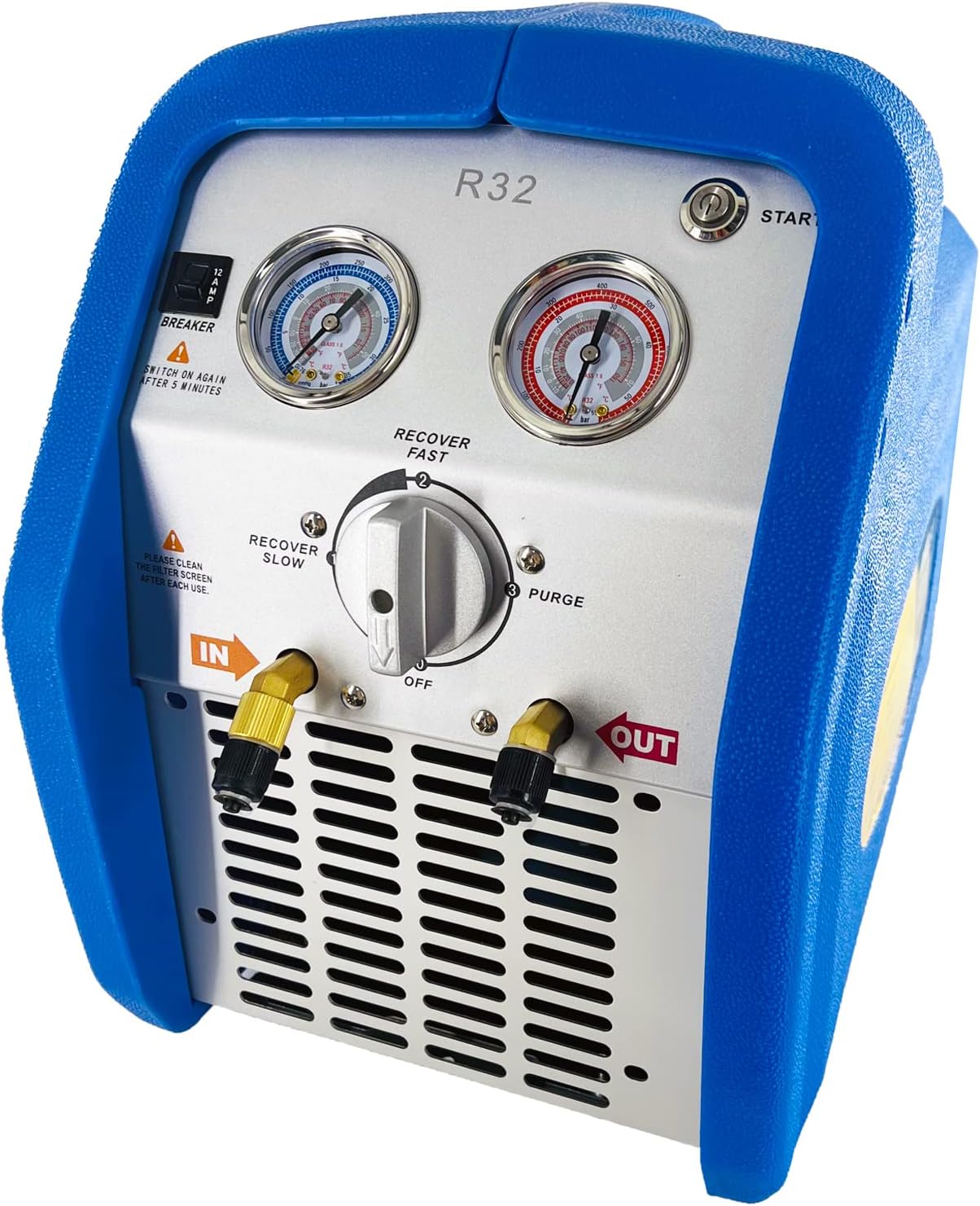 P PBAUTOS 1HP Dual Cylinder R1234YF R32 Refrigerant