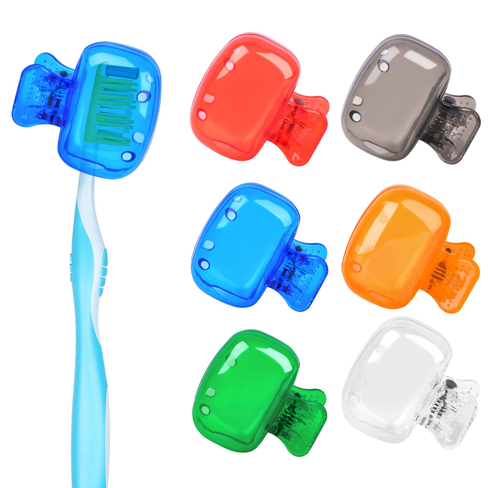 Atiloy 6 Pack Toothbrush Covers Portable Toothbrush - toothbrushes and accessories | Mubboo