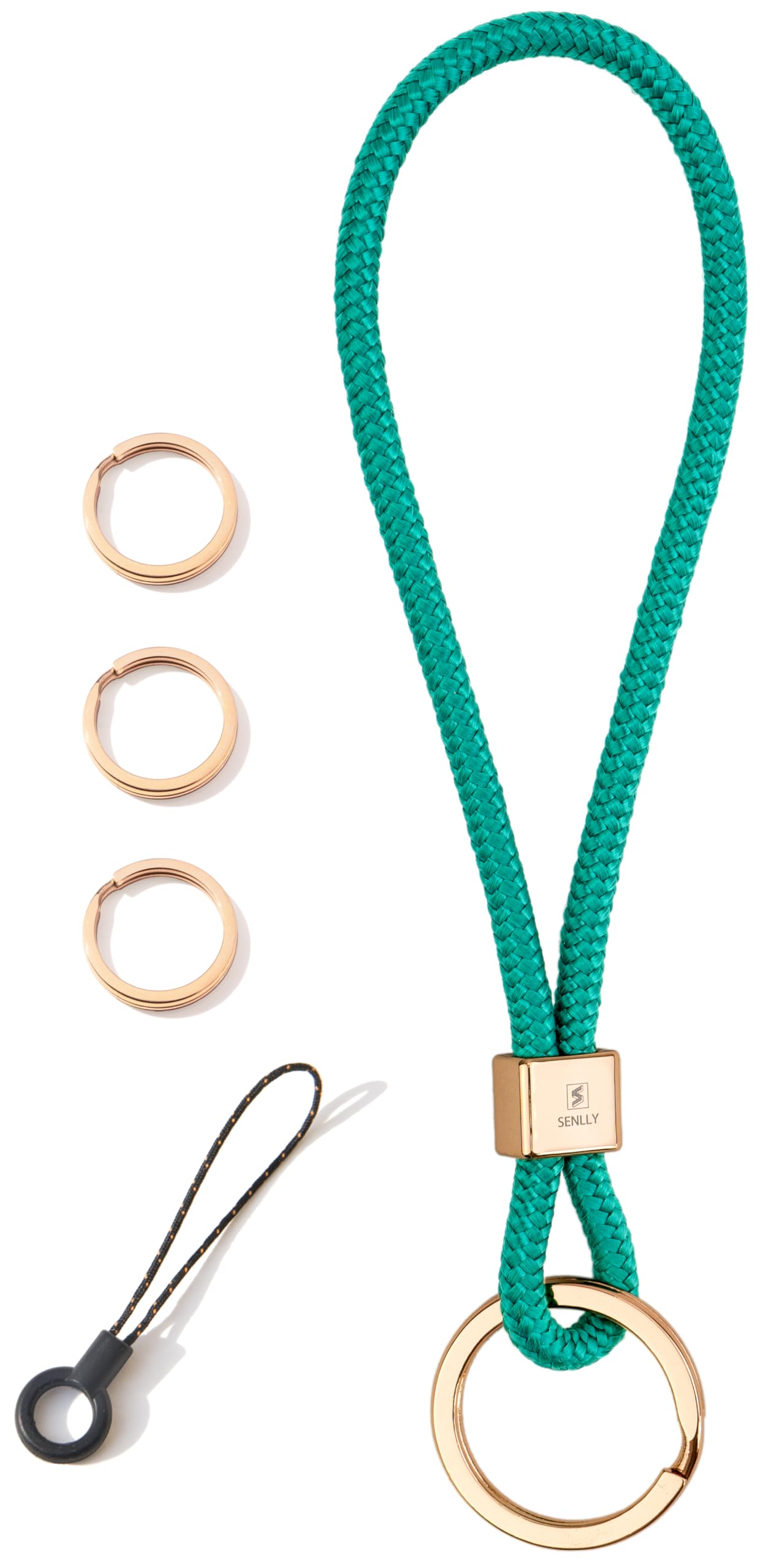 SENLLY Wristlet Lanyard Strap for Keys, Original Minimalist Design Wrist Keychain Holder