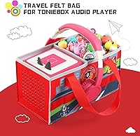 Vista 4 de Estuche de transporte para Tonies Starter Set y bolsa de almacenamiento para figura Tonies, bolsa de mano al aire libre para Toniebox 2 Reproductor