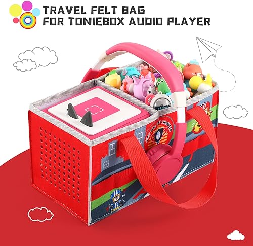 Miniatura 4 de Estuche de transporte para Tonies Starter Set y bolsa de almacenamiento para figura Tonies, bolsa de mano al aire libre para Toniebox 2 Reproductor