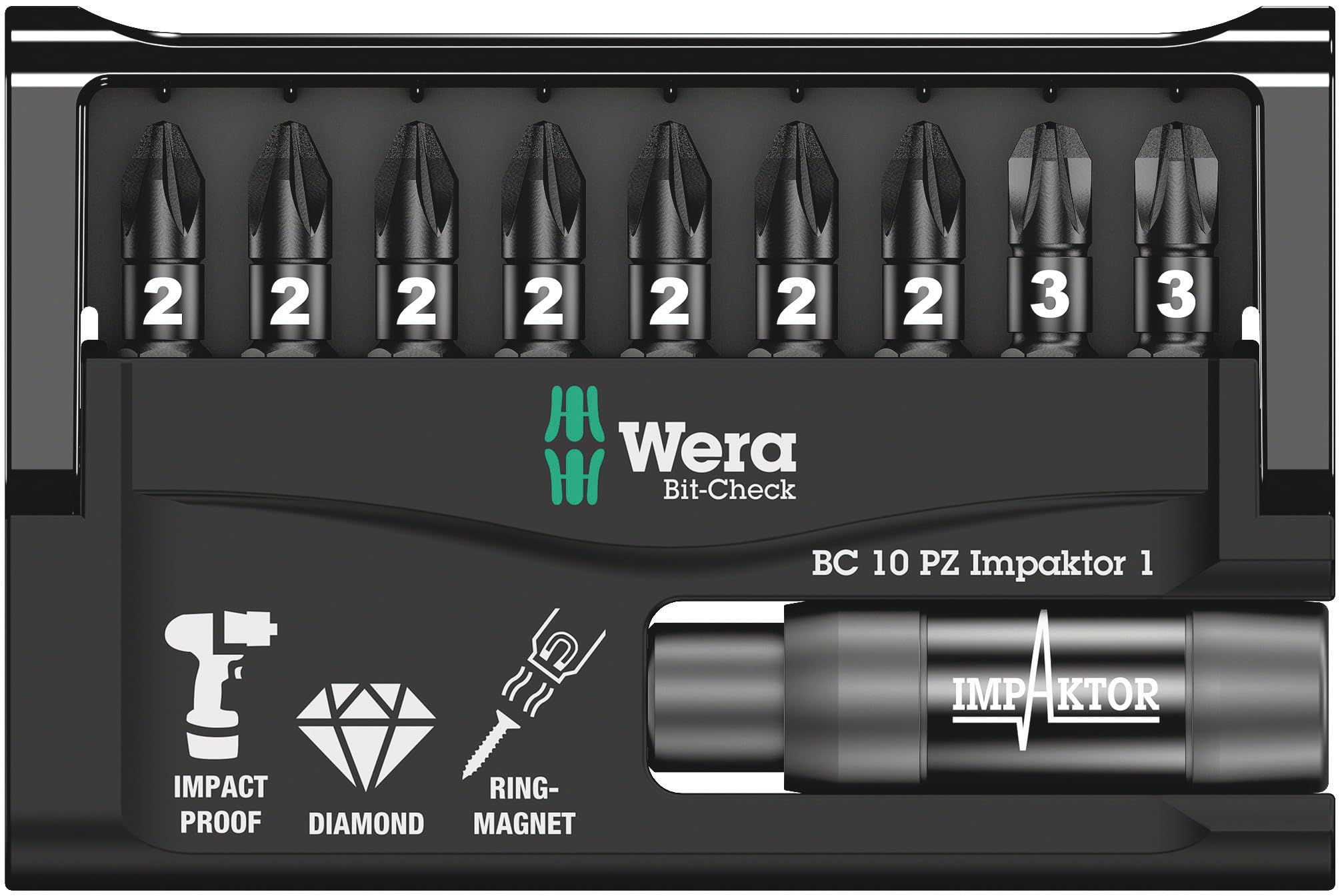 Wera Bit-Check 10 PZ Impaktor 1