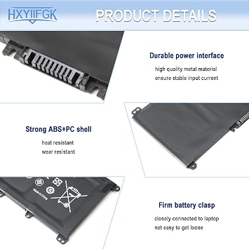 HT03XL L11119-855 Laptop Battery for HP Pavilion 17-BY 17-CA 15-DA 15-DB 15-DW 15-DY 14-CE 14-CF 14-DF Series 15-CS0053CL 15-DW0033NR 15-DA0014DX 15-DB0004DX 15T-CS300 14M-DH0003DX 14M-DH1003DX