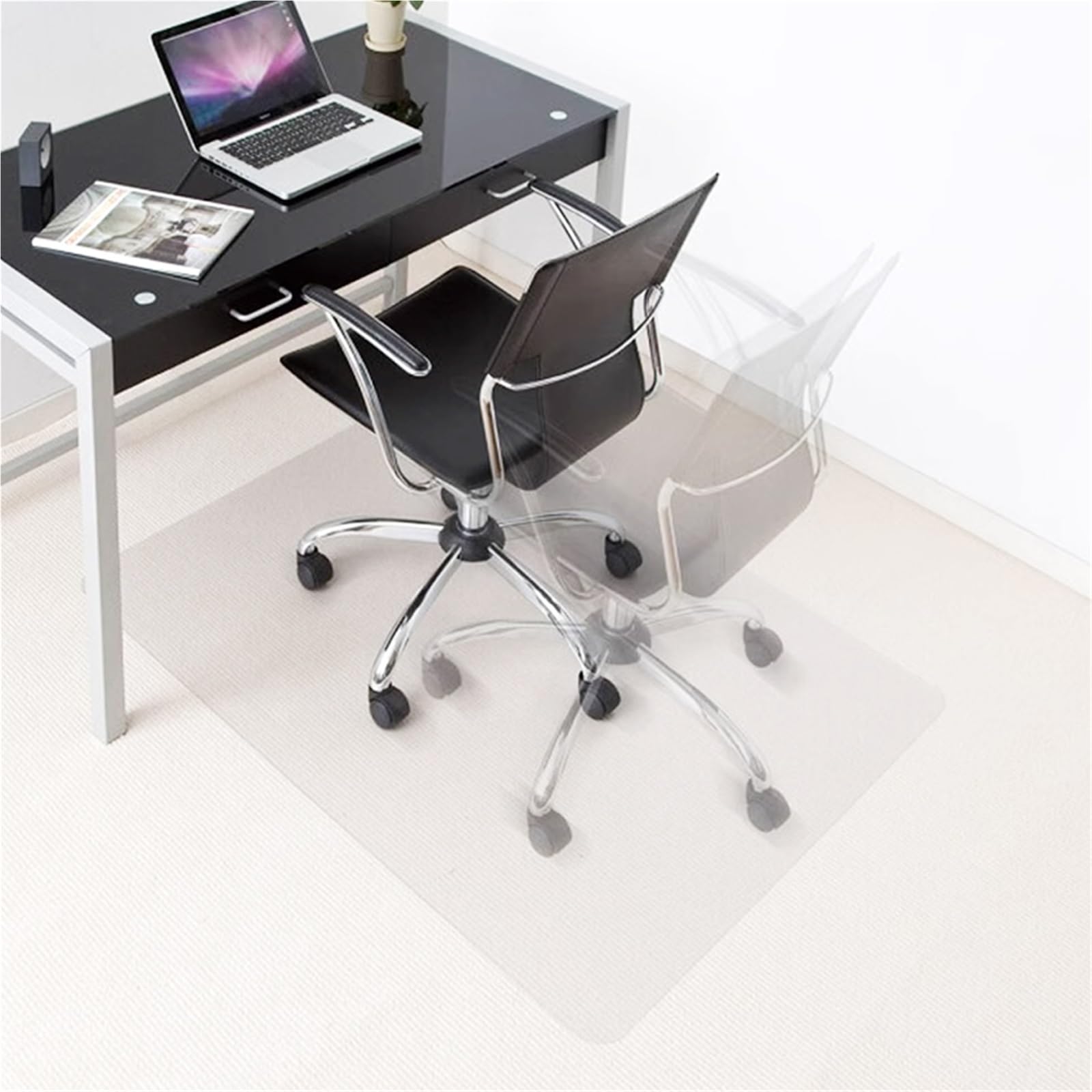 Office Chair Mat 24x24in 24x48in 36x40in 48x70in 52x72in Floor Protector Mats 0 04in 0 06in 0 08in PVC