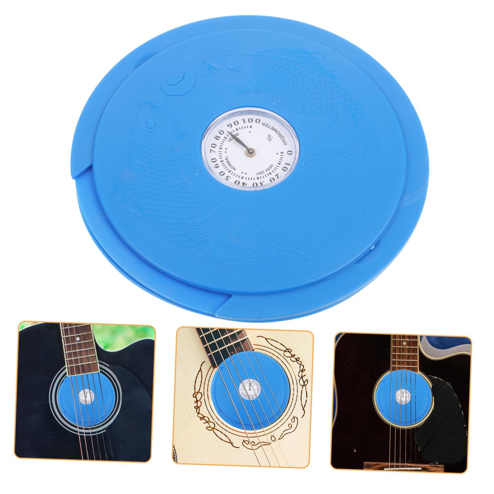 HEMOTON 5 Piezas humidificadores de guitarra acustica accesorios guitarra instrumentos musicales Depósito de humedad para evitar grietas. guitarra clásica guitarras higrómetro interior AbS
