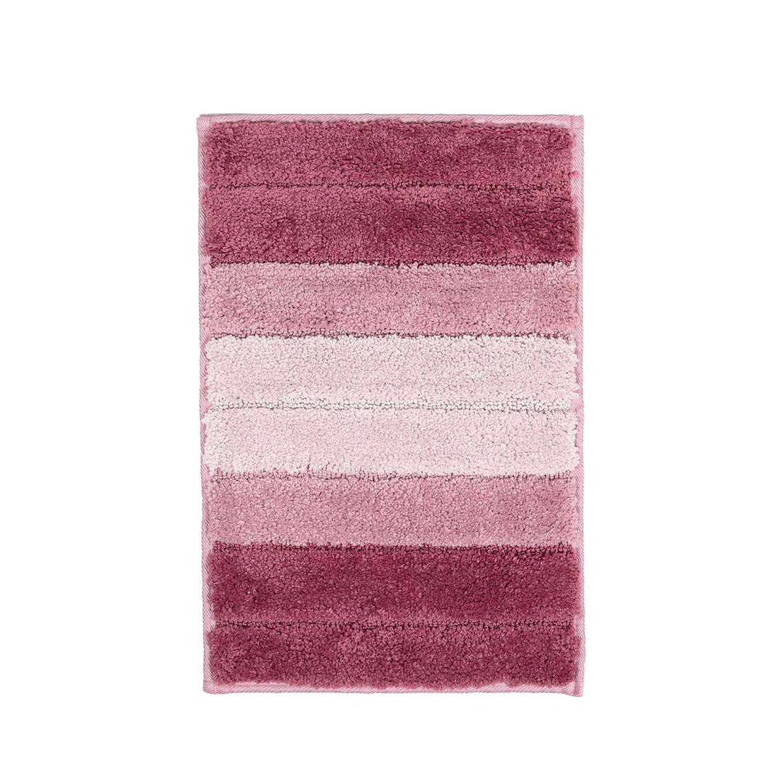Acomoda Textil – Alfombra de Baño Suave y Absorbente para Ducha 40x60 cm. Alfombrilla de Pelo Gruesa y Antideslizante de Bañera Lavable y Cómoda. (1 Unidad, Rosa)