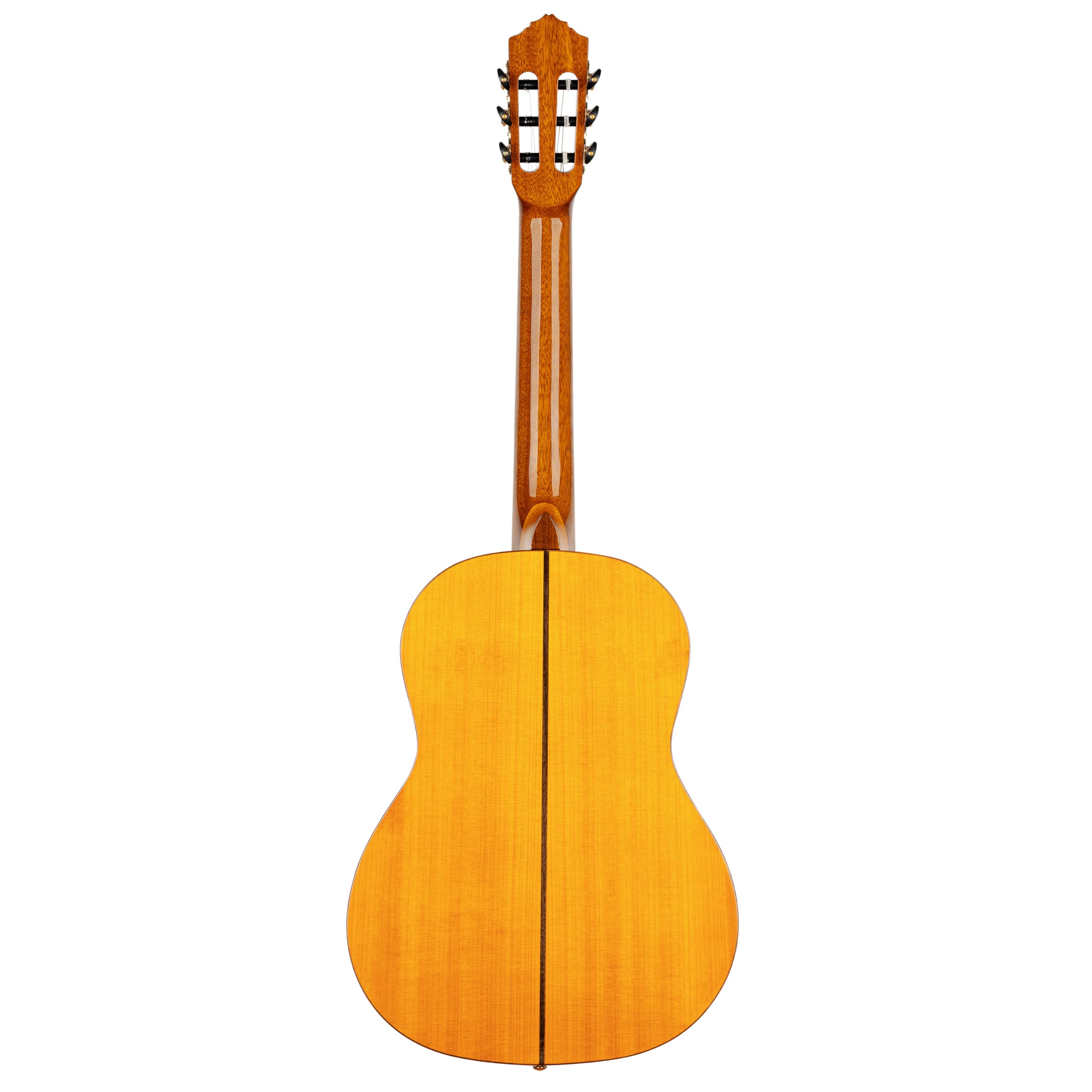 Ortega Guitars Family Series Pro - Guitarra de concierto flamenco 4/4 (pícea y ciprés, acabado brillante, incluye funda R170F)