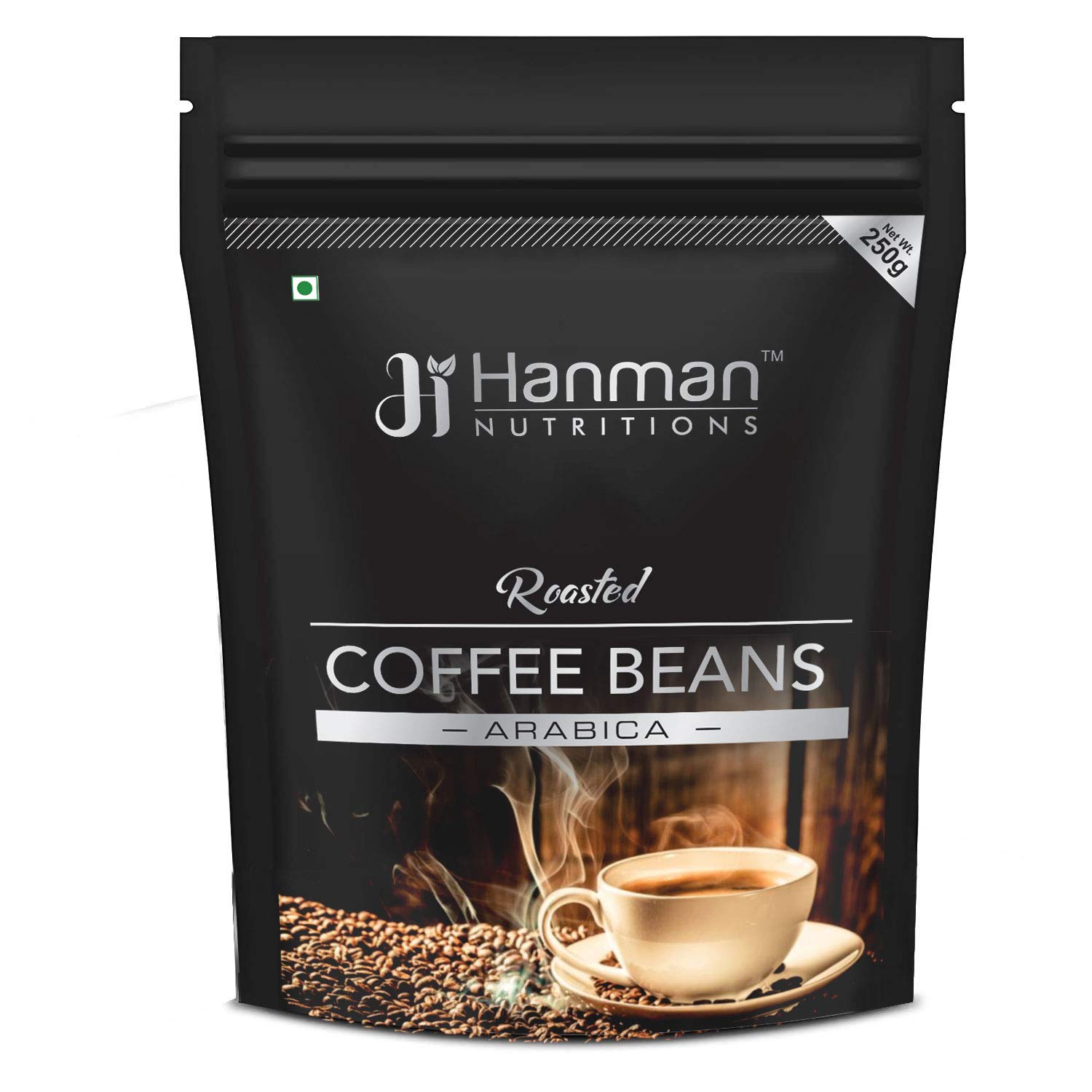 HANMAN NUTRITIONS Arabica Roasted Coffee Beans (250 g)