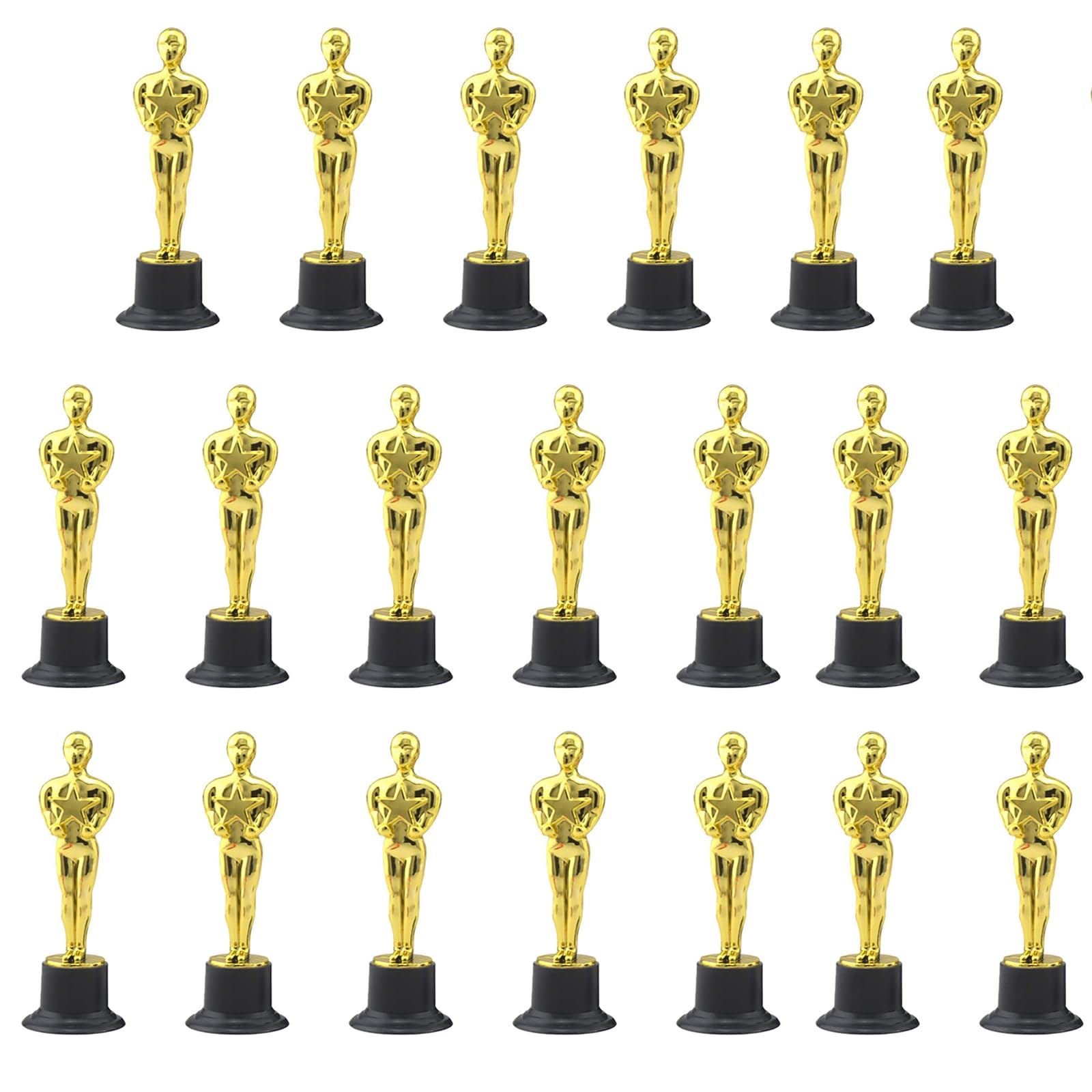 Trofeos de Oro Elegantes con Diseño de Estatua para Ceremonia 3