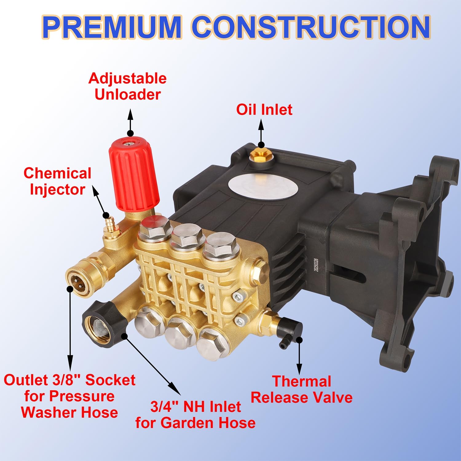 Amazon.com: Biswing Pressure Washer Pump, 1