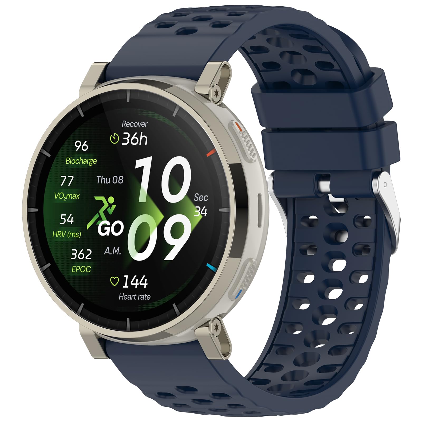 Pulsera compatible con Amazfit Active 3 Premium Pulseras de 20 mm Deportes Impermeable Correa de Repuesto de Silicona Correa de Repuesto para Amazfit Active 3 Premium Watch Band Mujer Hombre