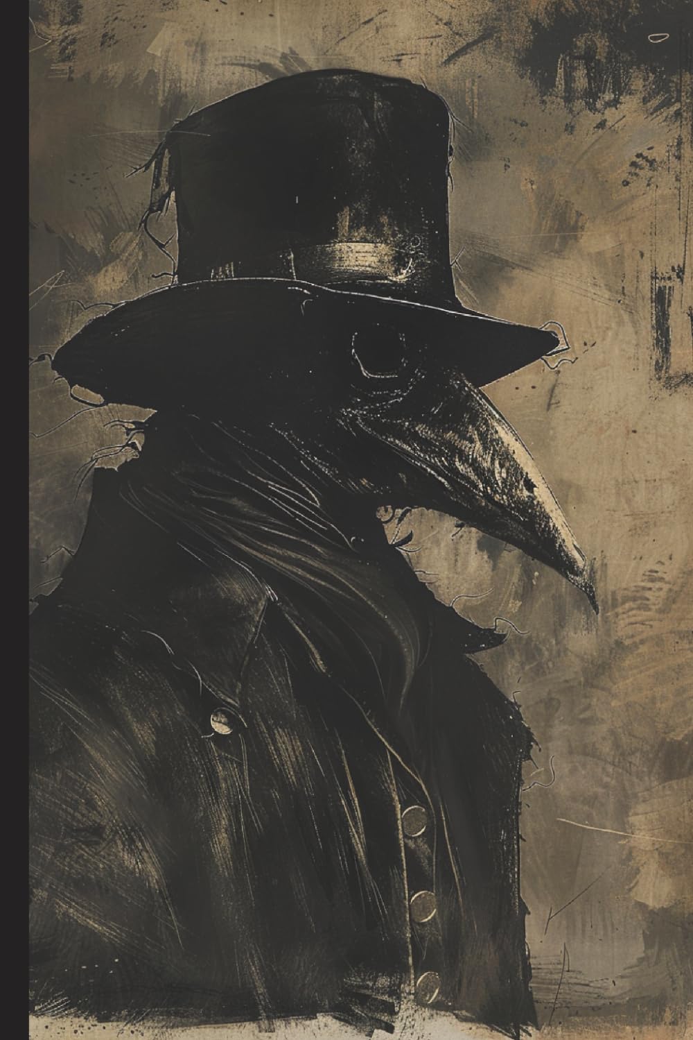 Plague Doctor Journal Notebook: College Ruled, Vintage Illustration, Use as a Diary, for Lists, for School, or to Write In, Great Gift for Goths, Plague Doctor Fans