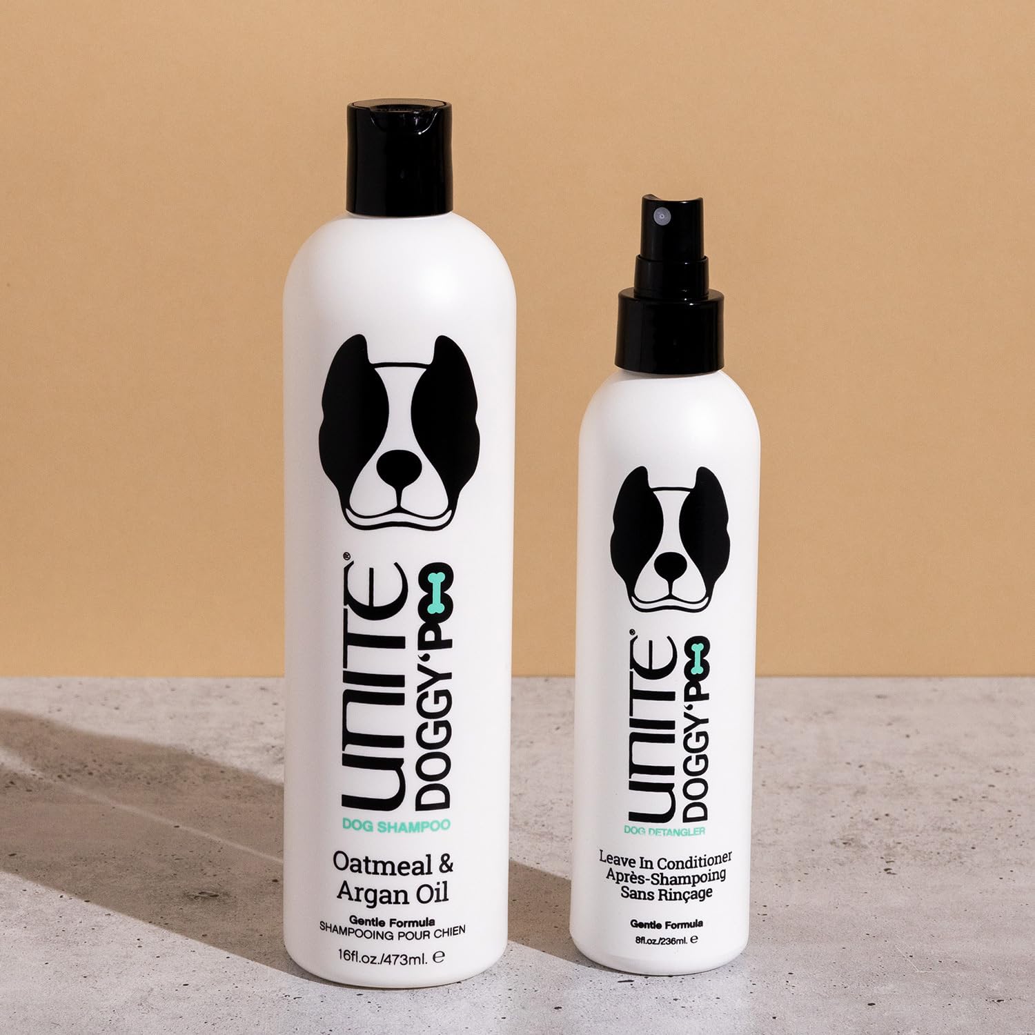 Unite Hair - Doggy 'Poo Detangler - Weightless Leave-in Conditioner That Instantly Detangles and Adds Shine to Your Dog's Coat - Safe for All Pet Types, 8 Fl Oz