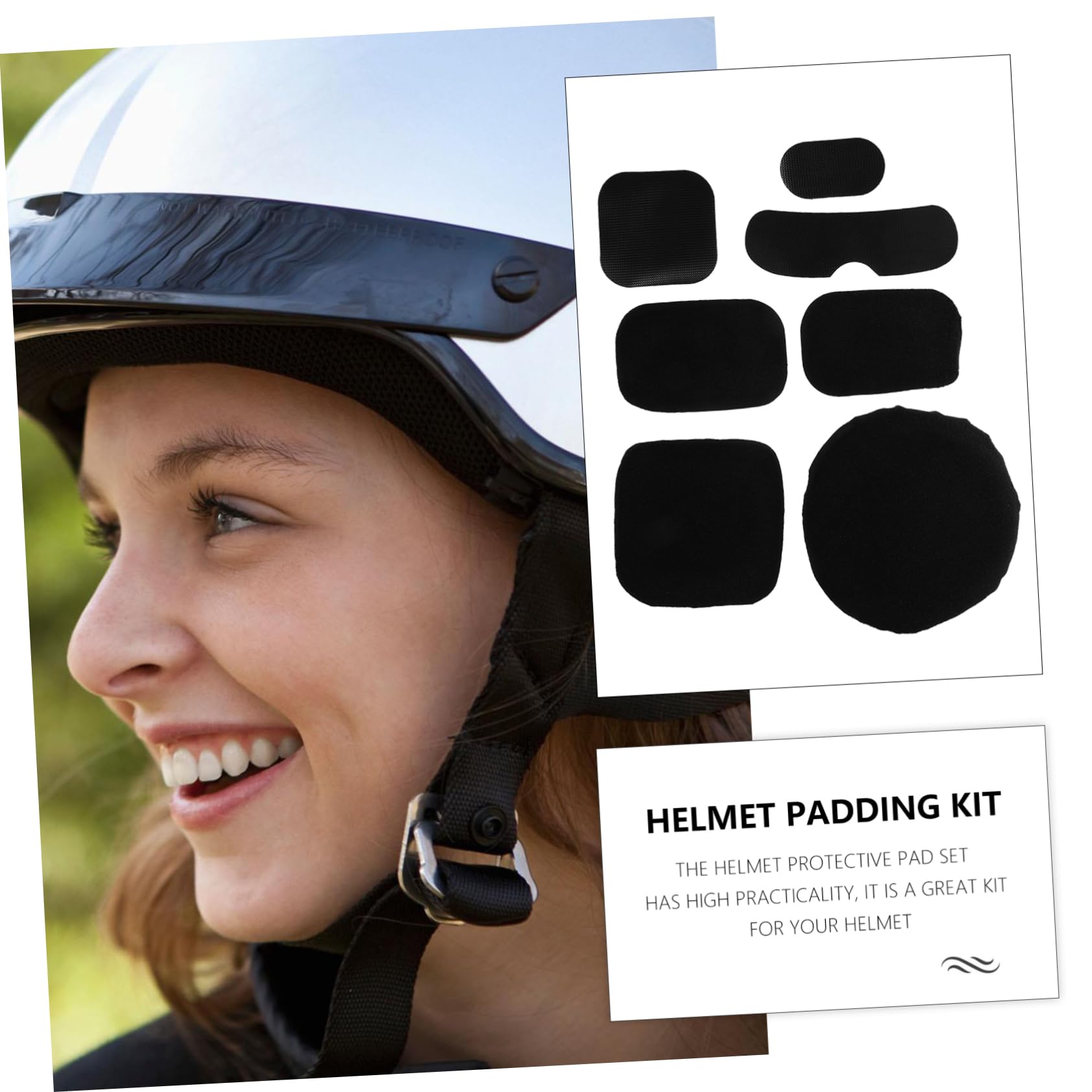 ifundom 1 Set Protection Pads Absorption Pads and Stability Easy to Install with Sticky Circles Suitable for Outdoor and Motorcycle Use