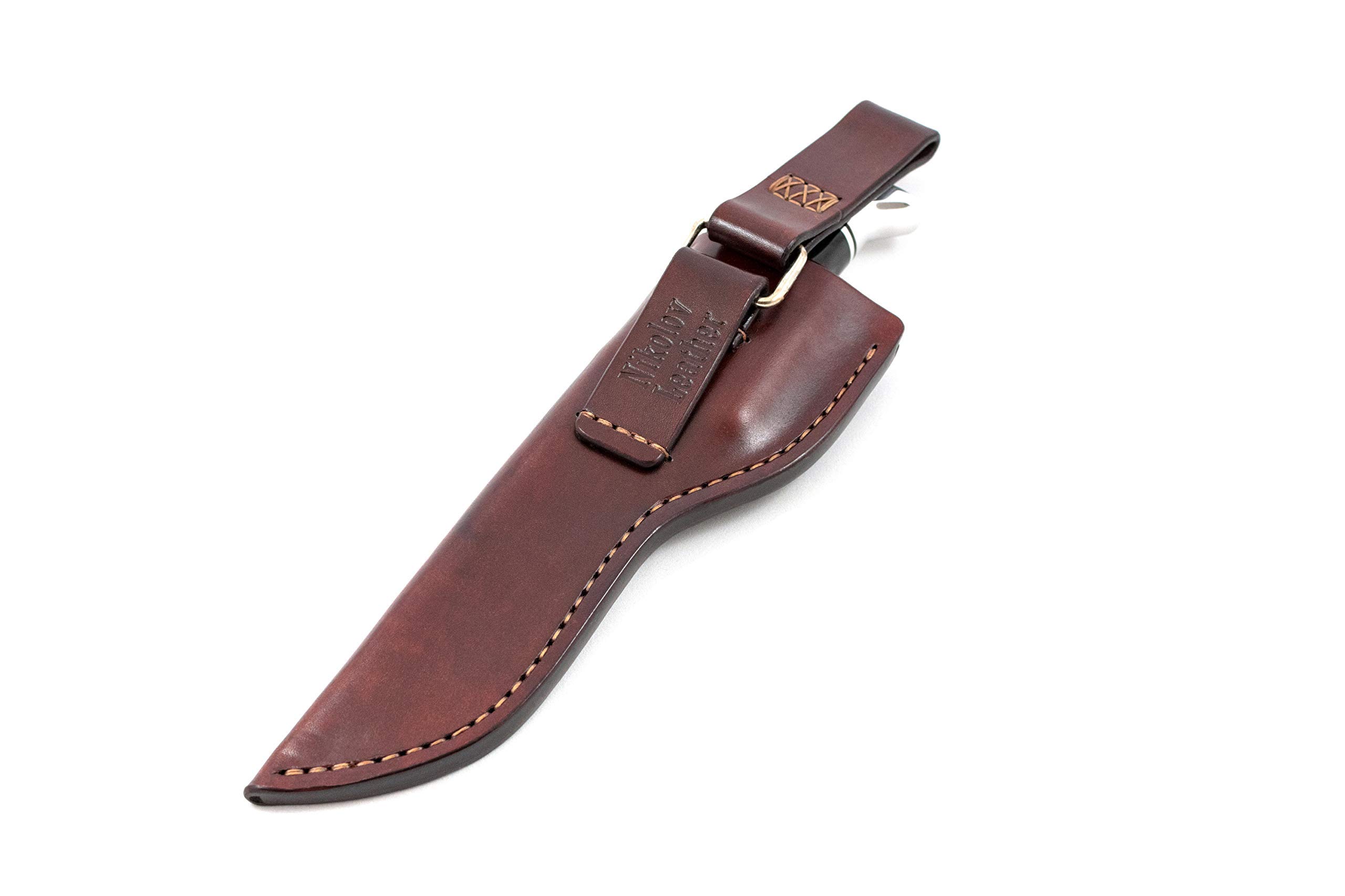 Buy Leather sheath for Buck 119 with belt loop and dangler, hunting