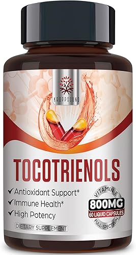 Suplemento de tocotrienol de espectro completo, tecnología de fusión de vanguardia, tocotrienol vitamina E-tocotrienoles 800 mg, potente