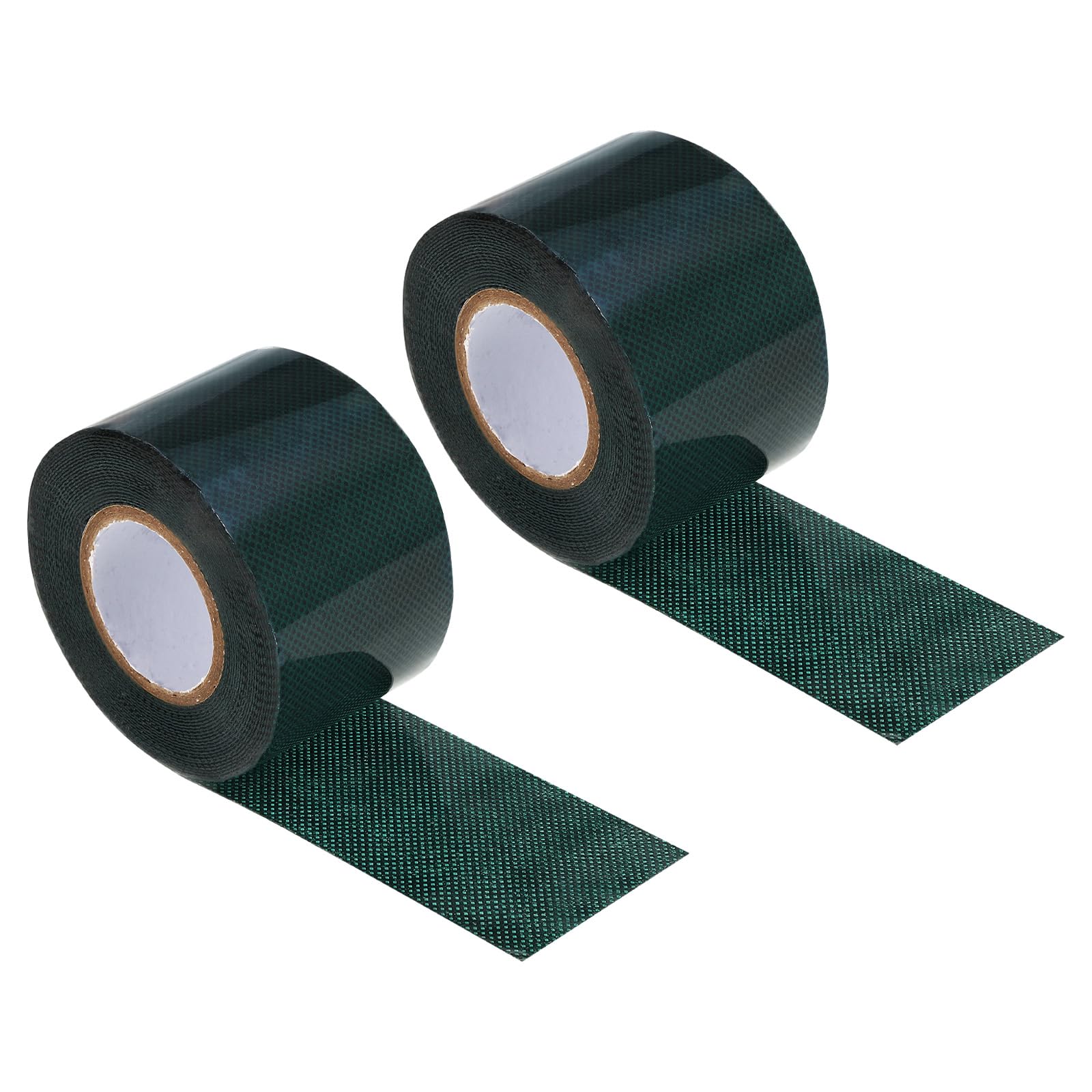 PATIKIL Turf Tape 2" x16 FT, 2 Pack Double-side Self Adhesive Artificial Grass Seaming Tape for Garden Lawn Jointing Indoor Outdoor Carpet Mat, Green
