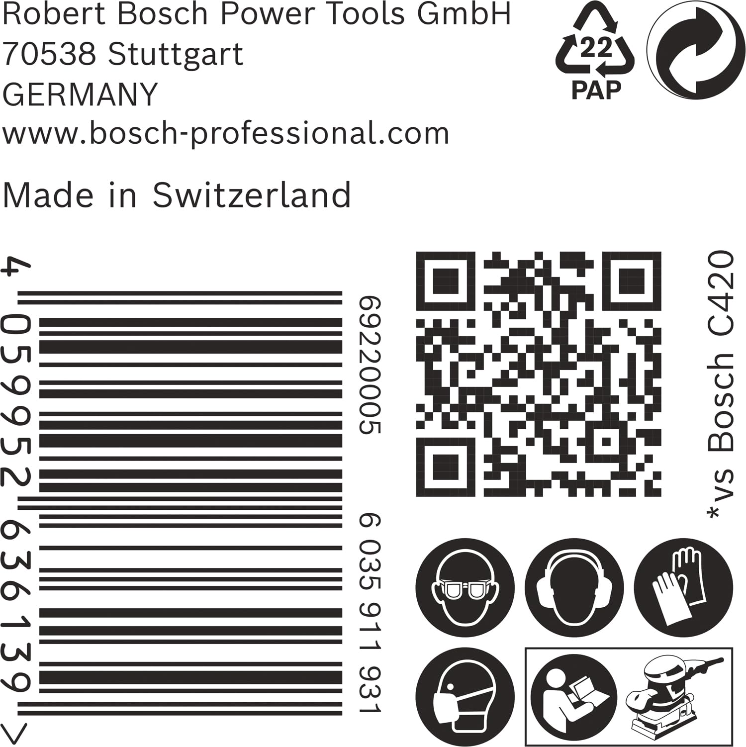 Bosch 50x Papiery ścierne EXPERT C470 z 8 otworami (do Farba na drewnie, Twarde drewno, Ø 80x133 mm, Ziarnistość 120, Professional Akcesoria Szlifierka oscylacyjna)