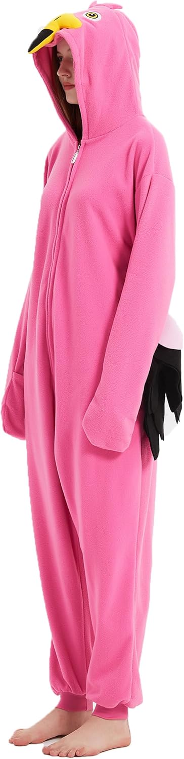 III HHONS Onesie Adult Costume Animal Pajamas Halloween Cosplay Sleepwear for Women/Men - Image 2