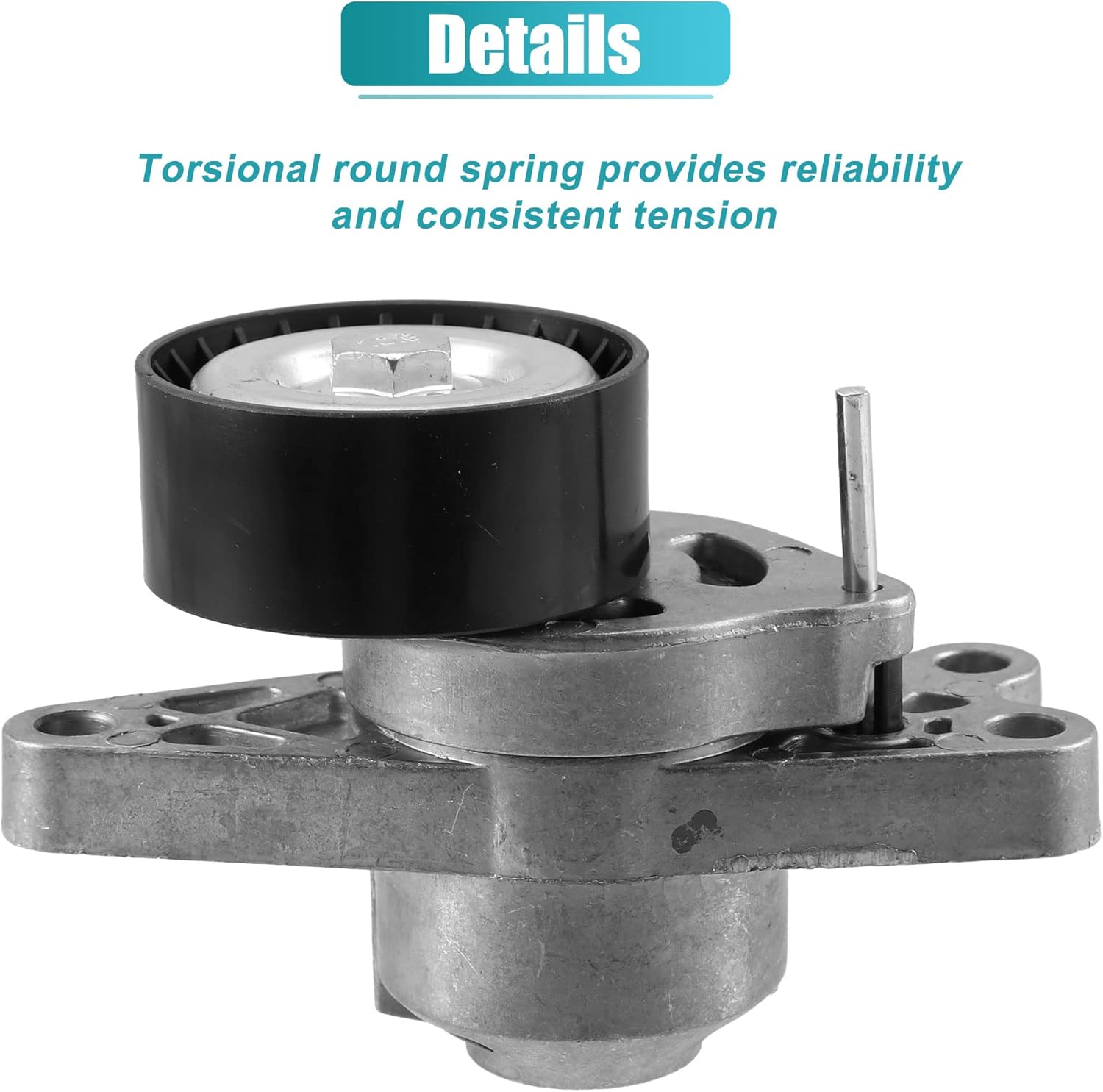 X AUTOHAUX Belt Tensioner Assembly 9649675880 5751C8 575197 for Citroen Berlingo Berlingo First GFK GJK MF 1.1 Petrol MPV 2002-2008