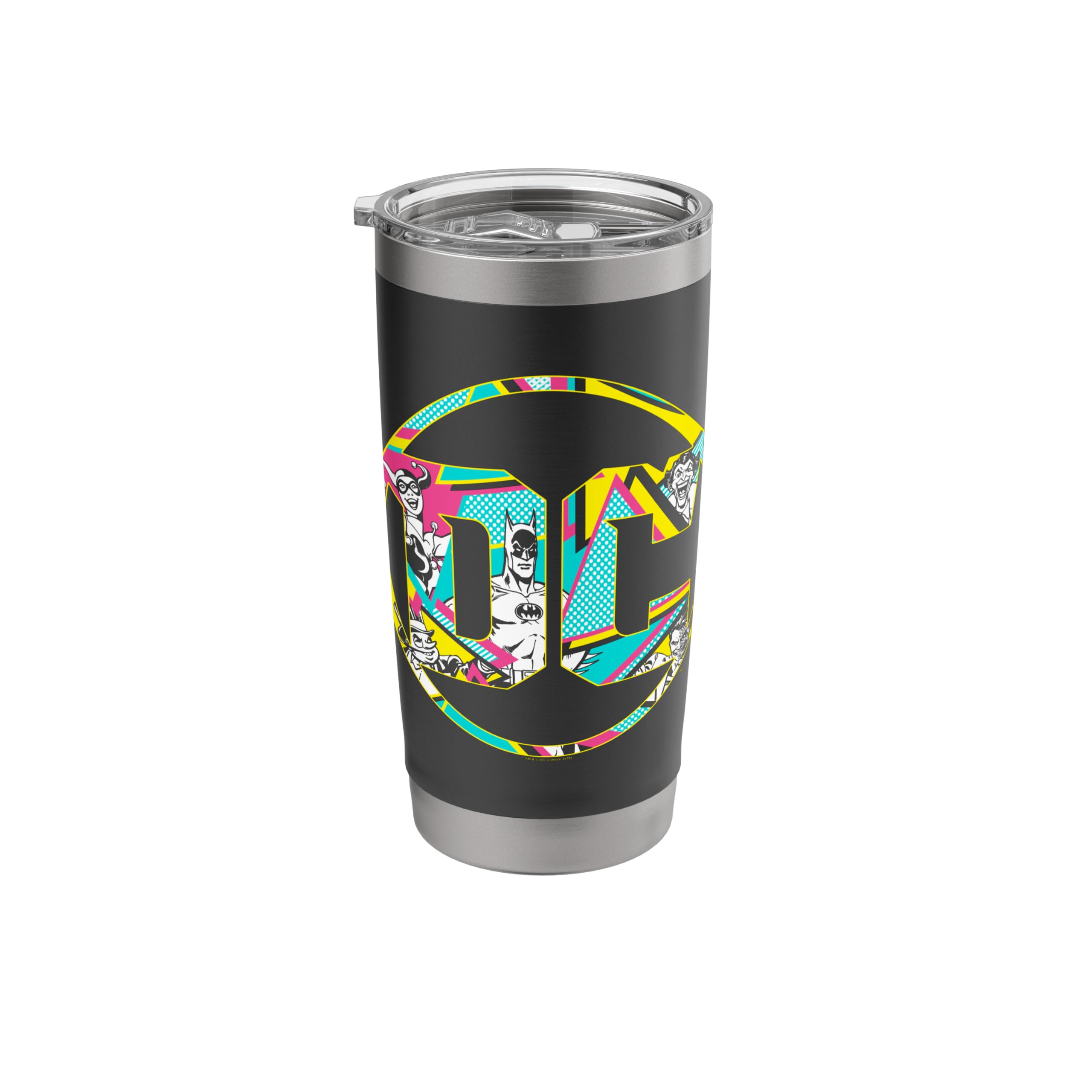 Batman 80's DC Comics Logo Stainless Steel Insulated Tumbler