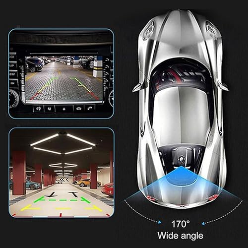 Miniatura 4 de GXARTS Cámara de respaldo de visión trasera, cámaras de seguridad de ayuda de embalaje, cámara de respaldo compatible con Ford Expedition 2015 2016