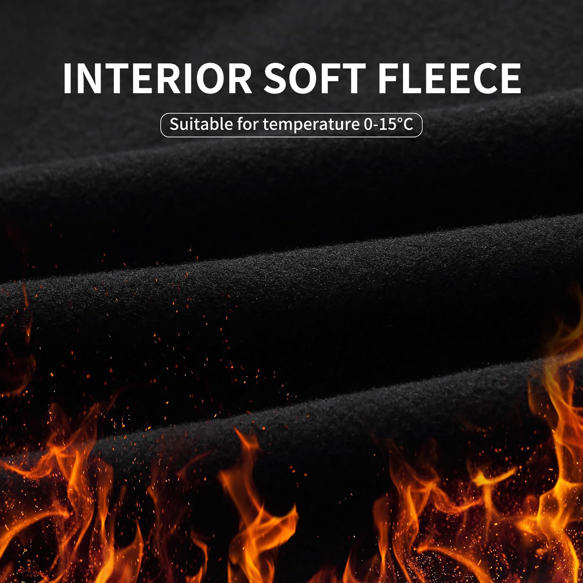 Chaqueta Ciclismo para Hombre Invierno Polar Termica, Impermeable Cortavientos de MTB, Cortavientos Transpirable Resistente al Agua para Correr, Hacer Senderismo Y Acampar