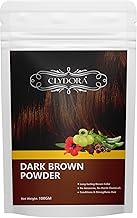 CLYDORA Natural Brown Powder | Natural And Herbal Long Lasting Brown Color | Herbal Care With Henna Conditioning And Makes Strengthens Hair, Softer, Shiner And Helps To Enhance Hair Color (100gm)