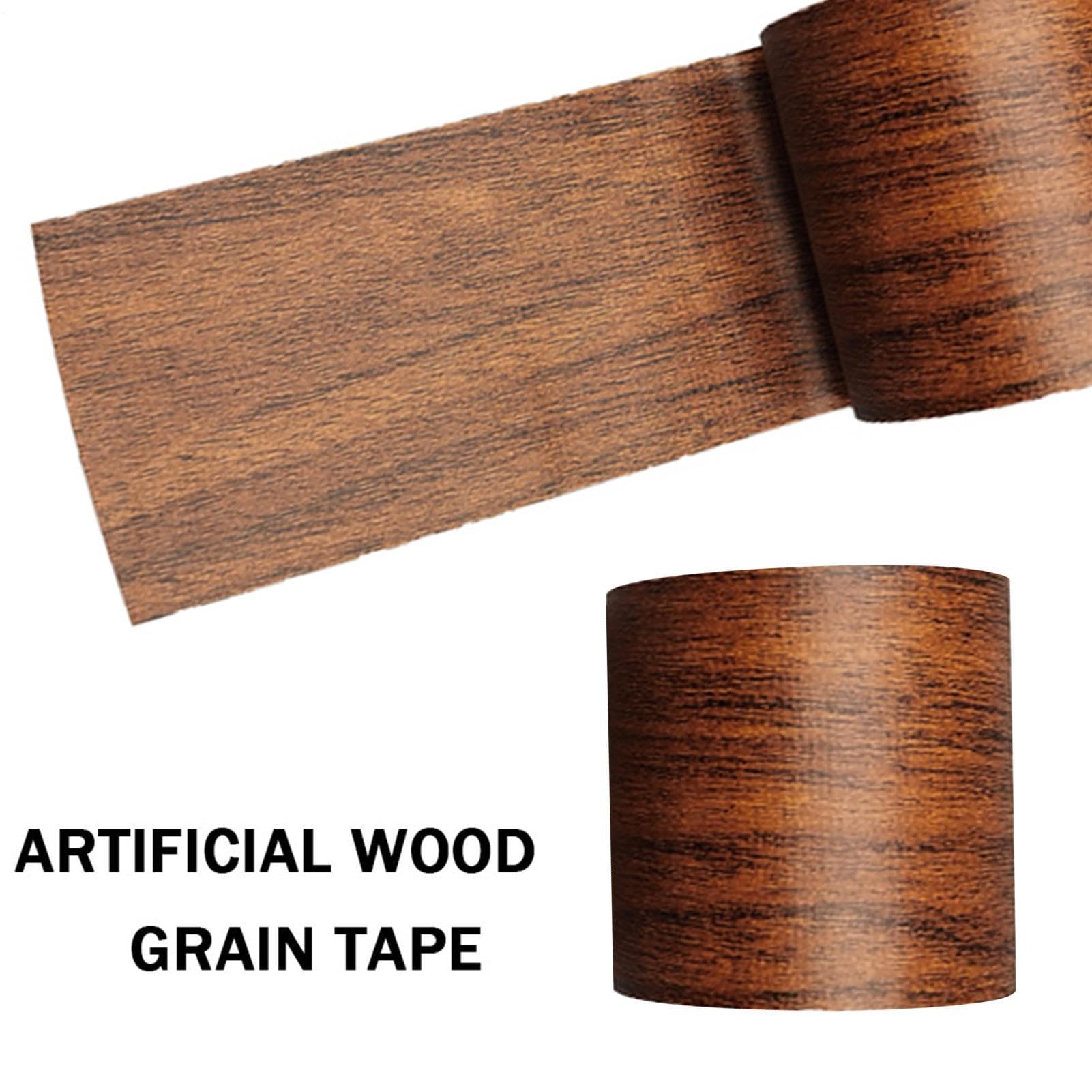 Cinta Reparadora de Veta de Madera - Cinta Adhesiva Imitación Madera - 5.6 cm Ancho x 4.5 m Largo Adhesiva Decorativa Impermeable Para Marco Ventana Espejo Paredes