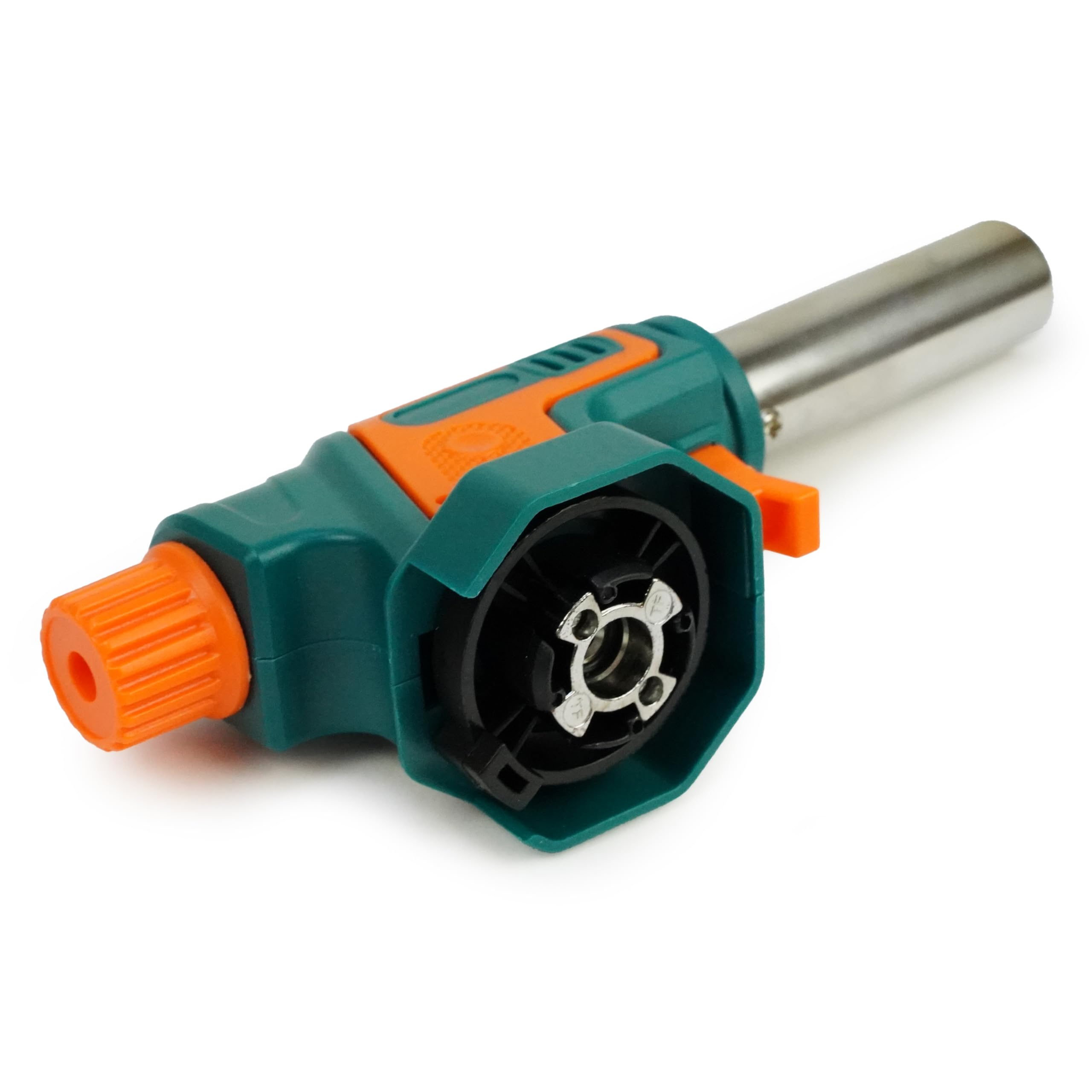Chalumeau a Gaz 1300°C - Allumage Electrique - Puissance Reglable - Set avec 8x Cartouche Butane 227g