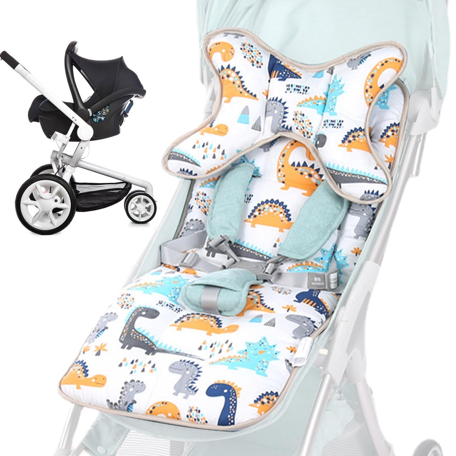 Pram Seat Covers | Soft Cotton Inserts for Prams | Comfortable Cushion for Prams | Practical and Elegant Seat Accessories