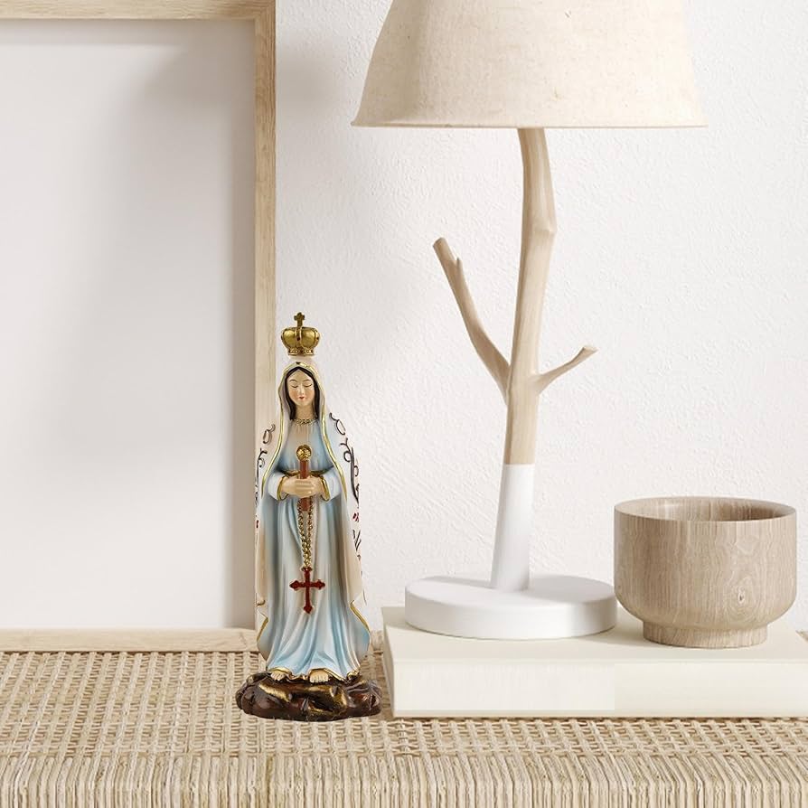 聖母マリア像 CGB製　樹脂 Amazon.co.jp: 聖母像 樹脂製 聖母マリア 宗教的置物 カトリック