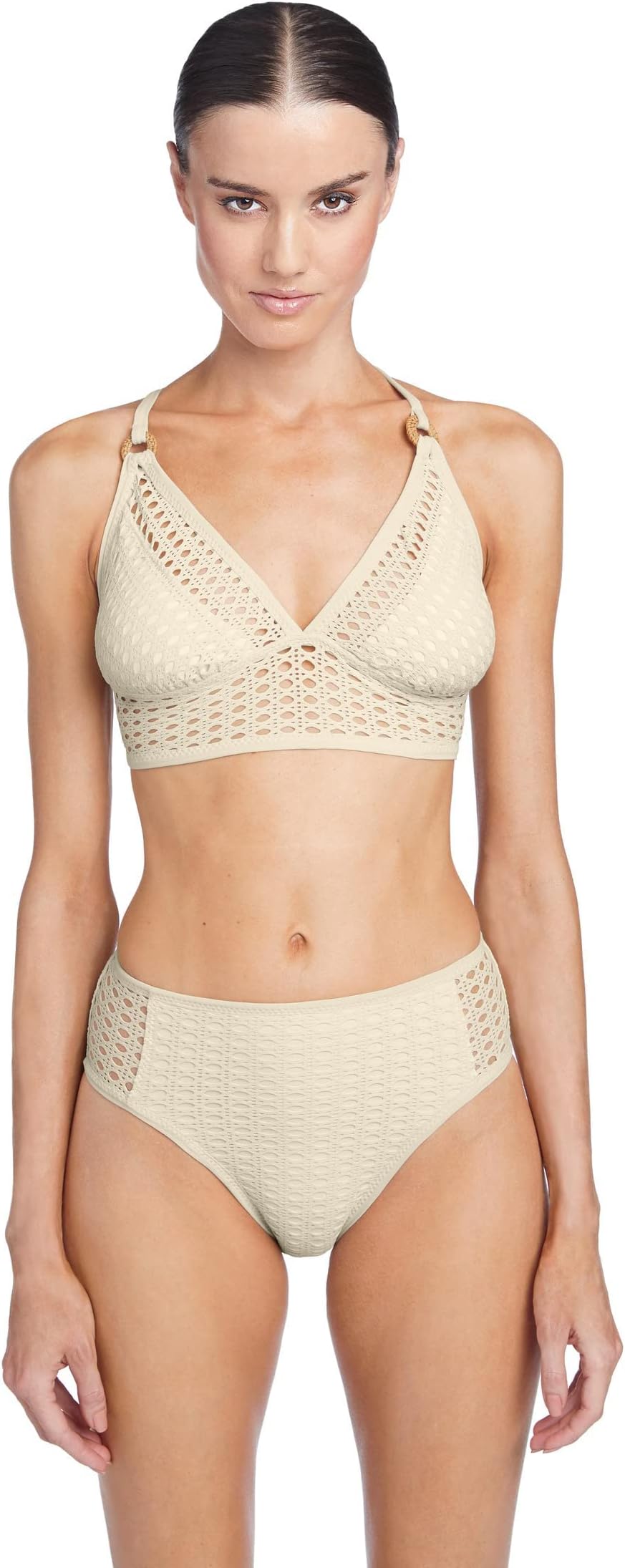 Robin PicconeMarlow Halter Top, Ecru, Large