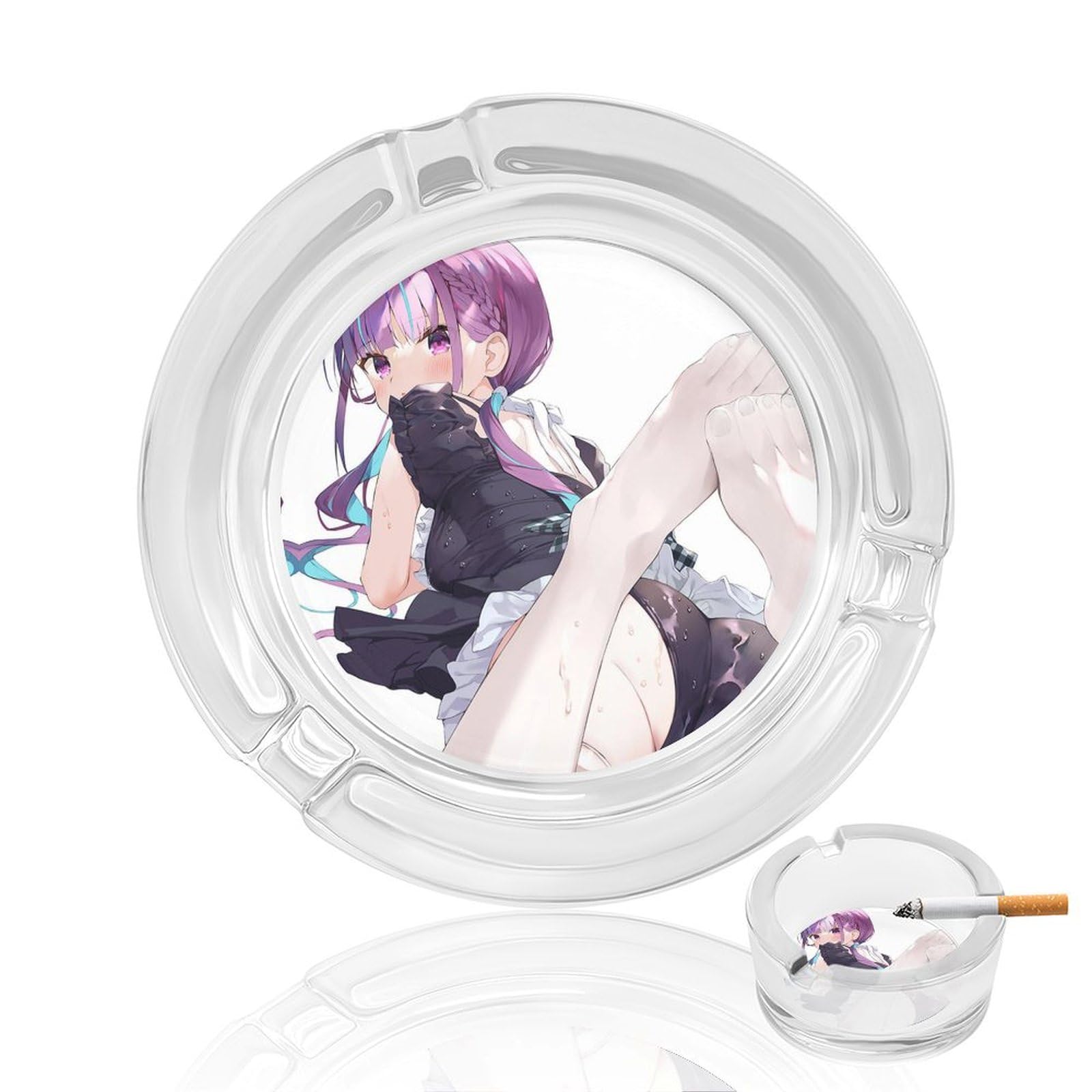 Amazon.co.jp: ガラス灰皿 VTuber あくたん だいてんしあくあ アニメ