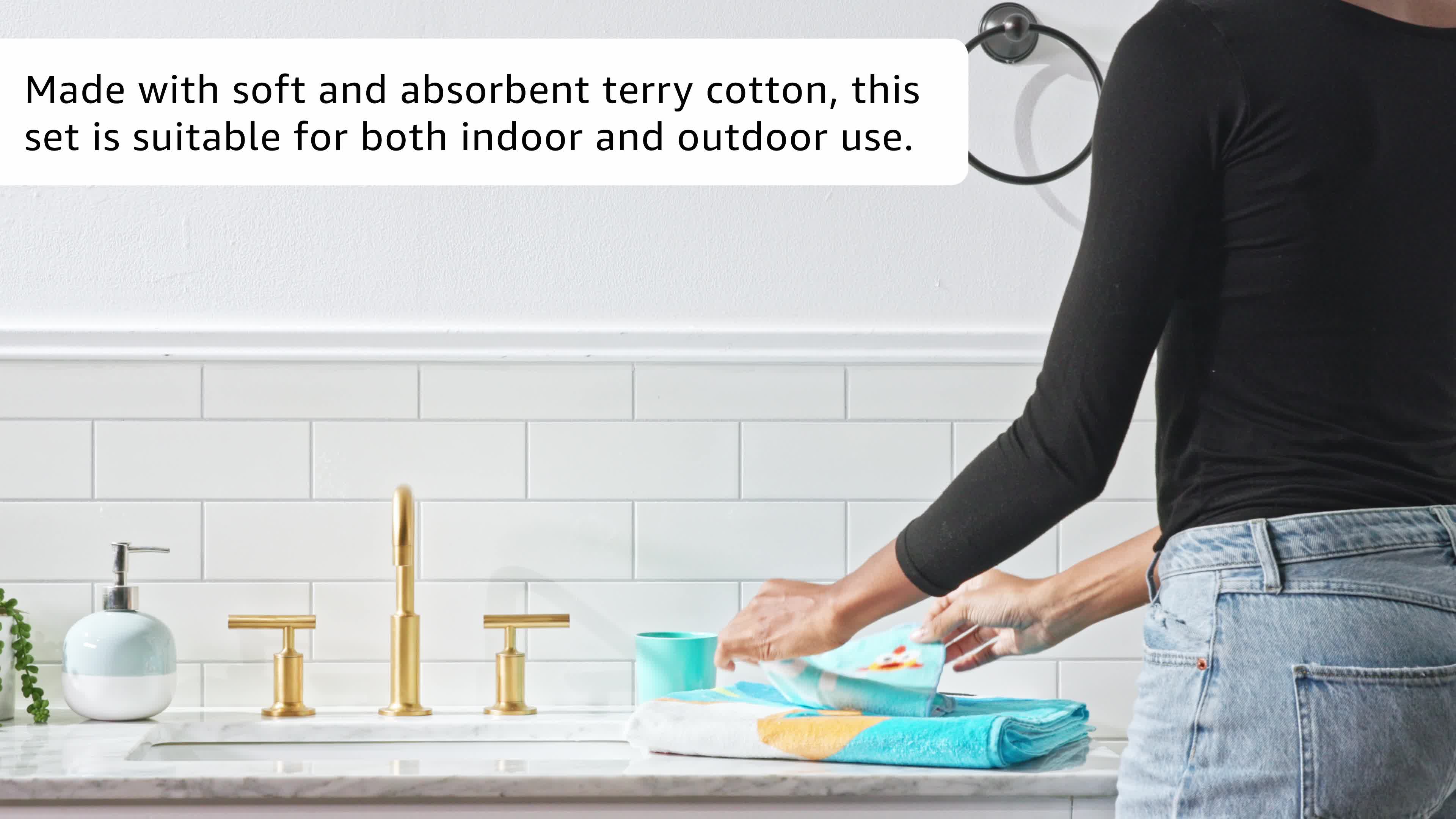 Franco-Baby-Shark-Kids-BathPoolBeach-Soft-Absorbent-Cotton-Terry-Towel-with-Washcloth-2-Piece-Set-50-in-x-25-in 713QYQ5MVHL