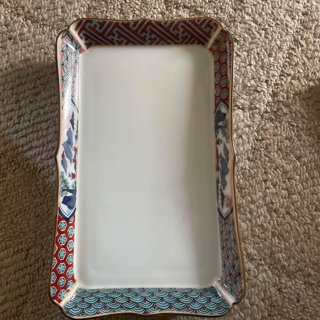 龍峰 角皿 長皿 5枚組 金彩 龍峰 角皿 長皿 5枚組 金彩