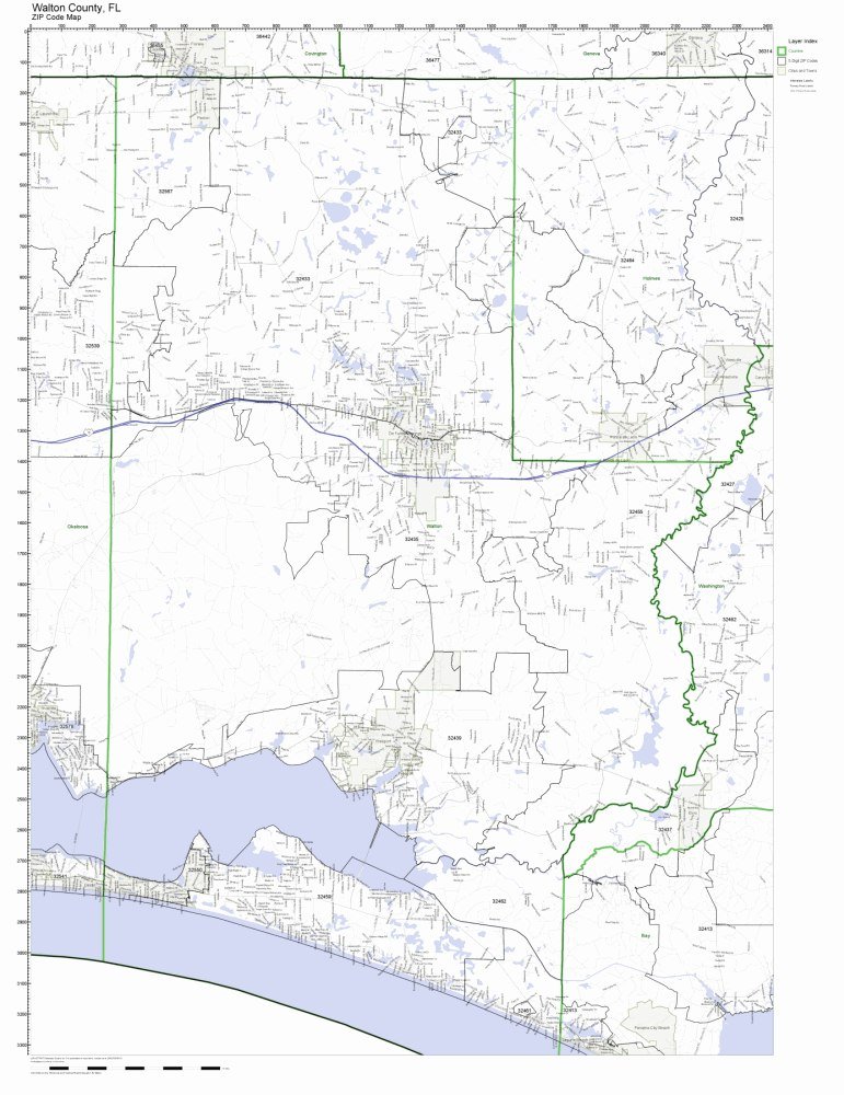 Walton County Map