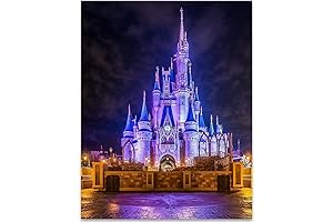 Disney Canvas Art - Cinderella's Castle Unframed Print